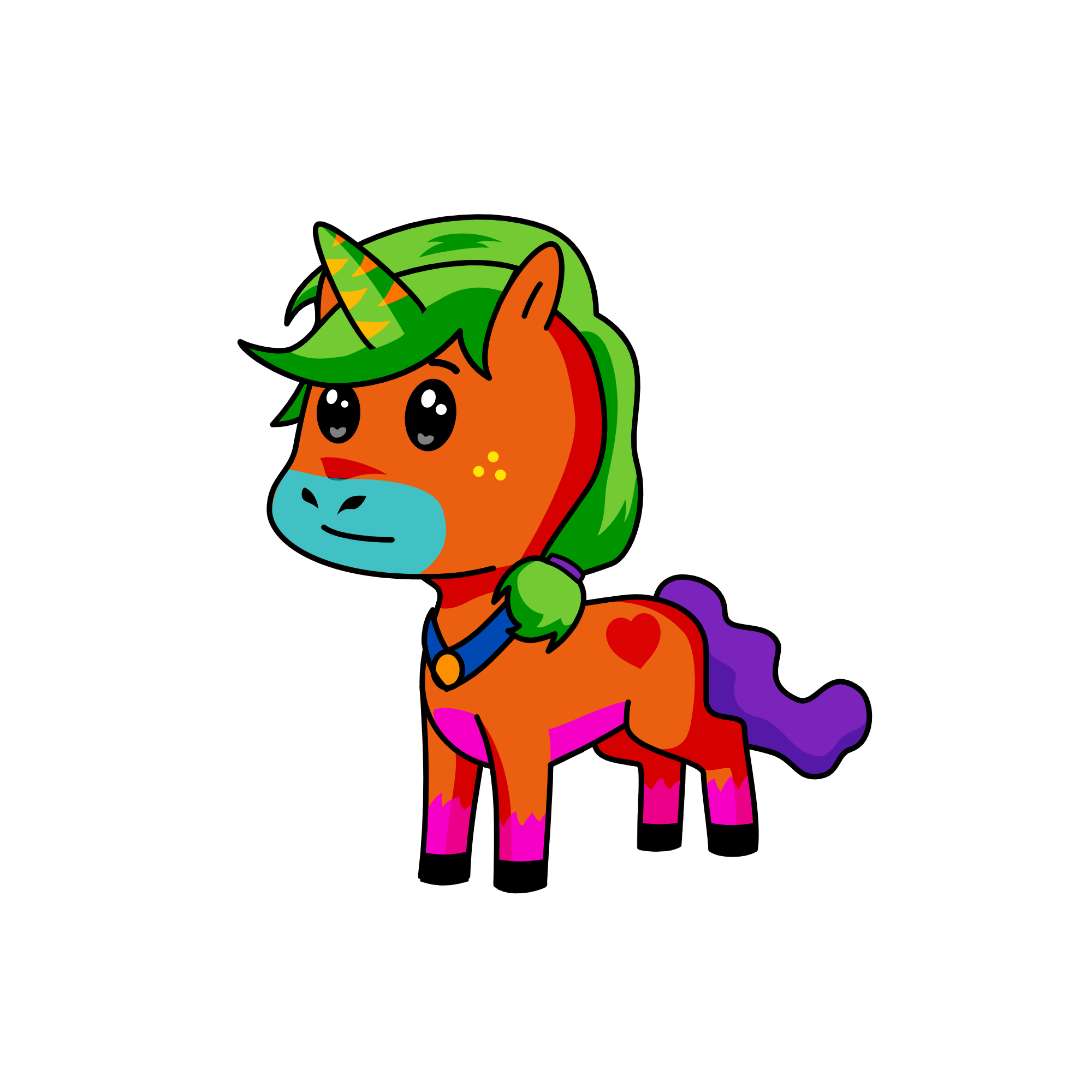 bony, the unicorn