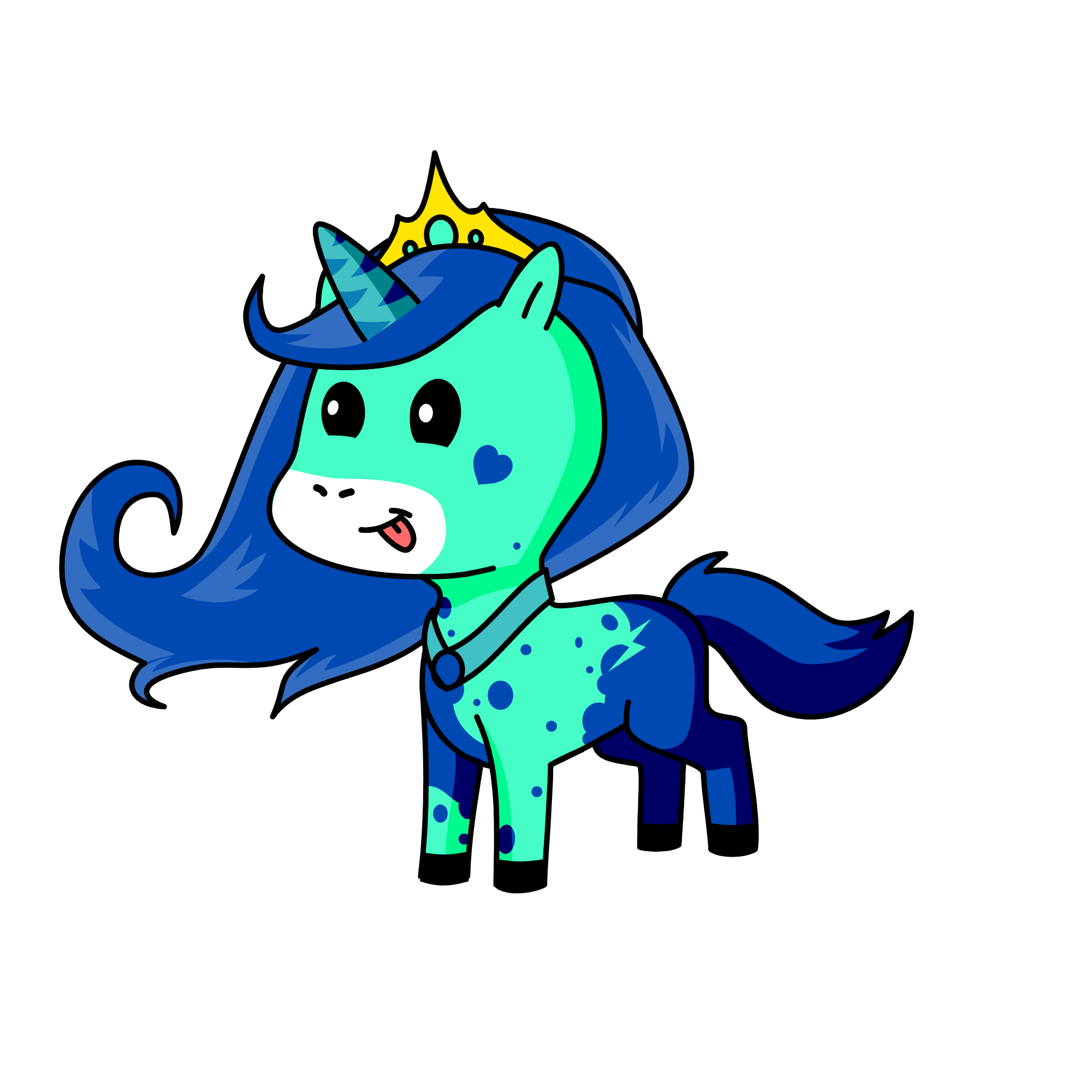 Midnight, the unicorn
