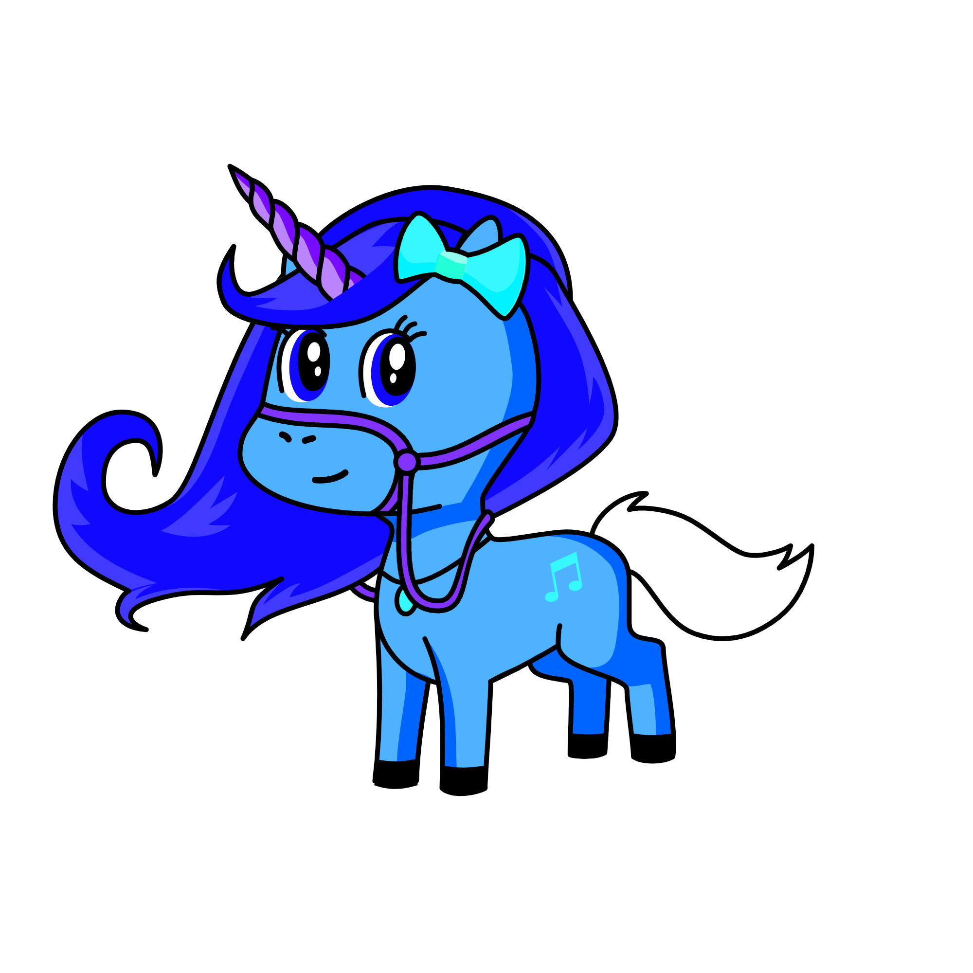 Princess Luna, the unicorn