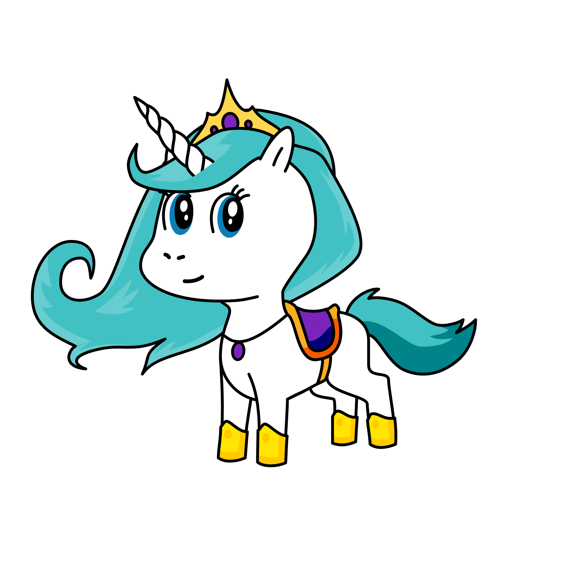 Caramel, the unicorn