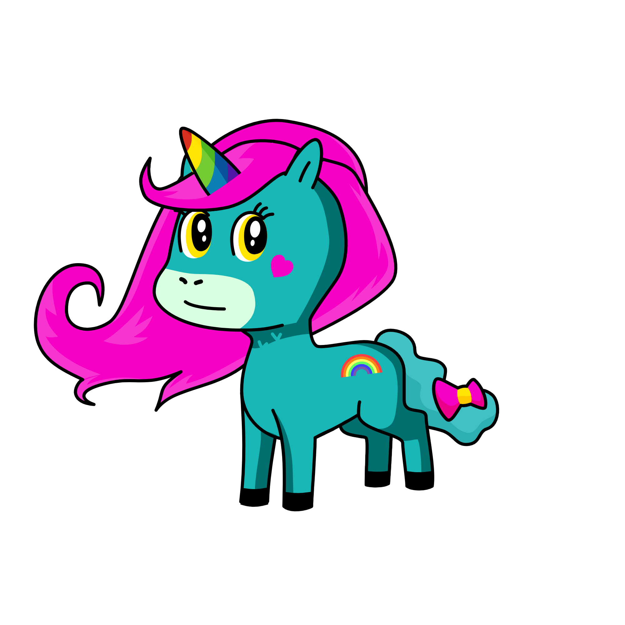 rainbow, the unicorn