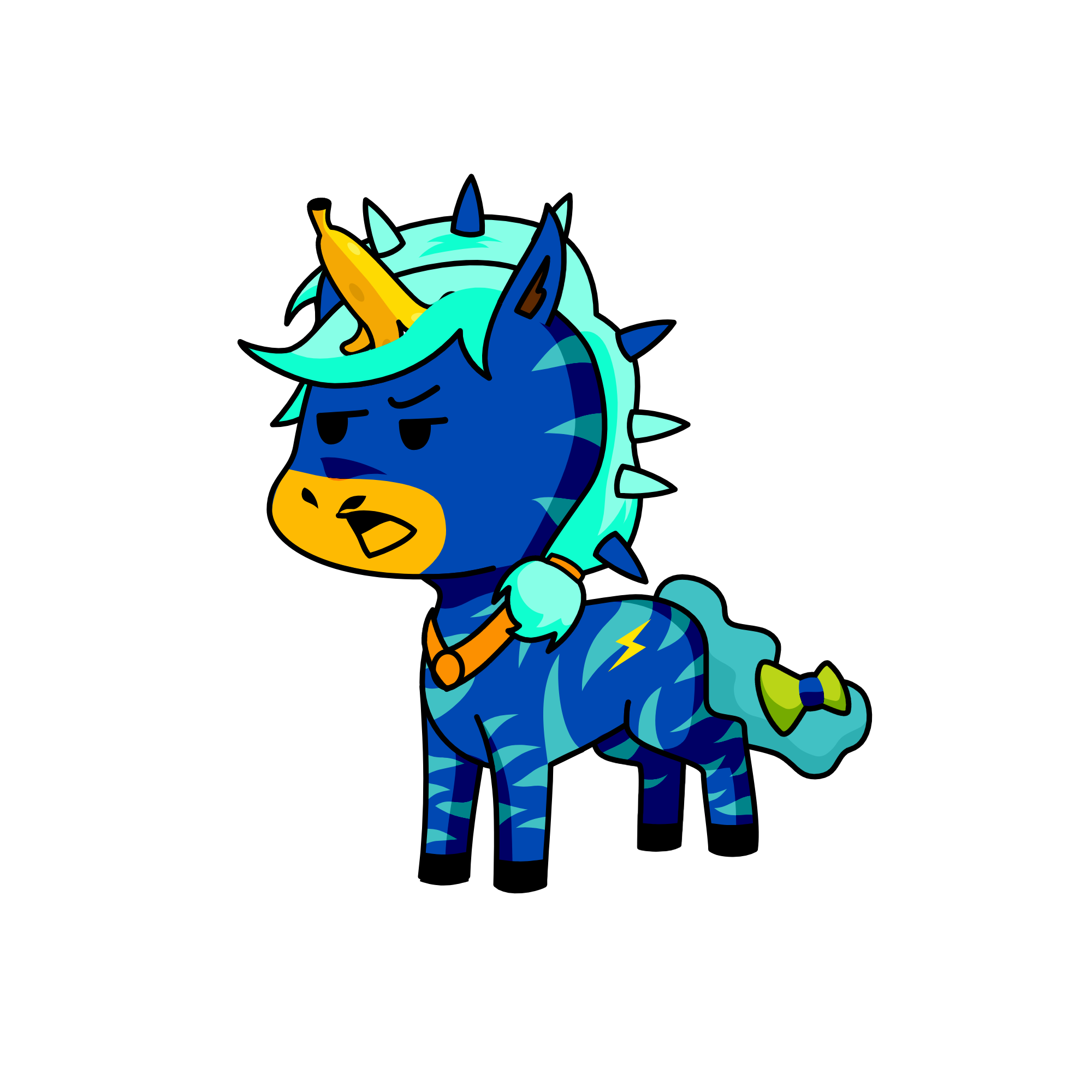 Lightning, the unicorn