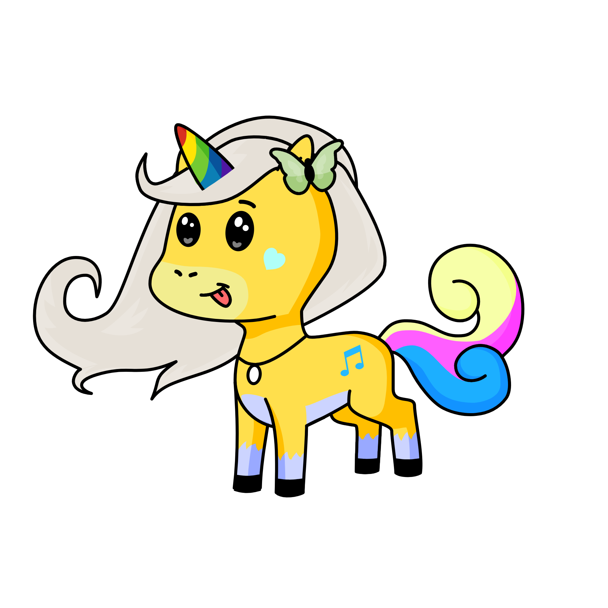 Butterfly, the unicorn
