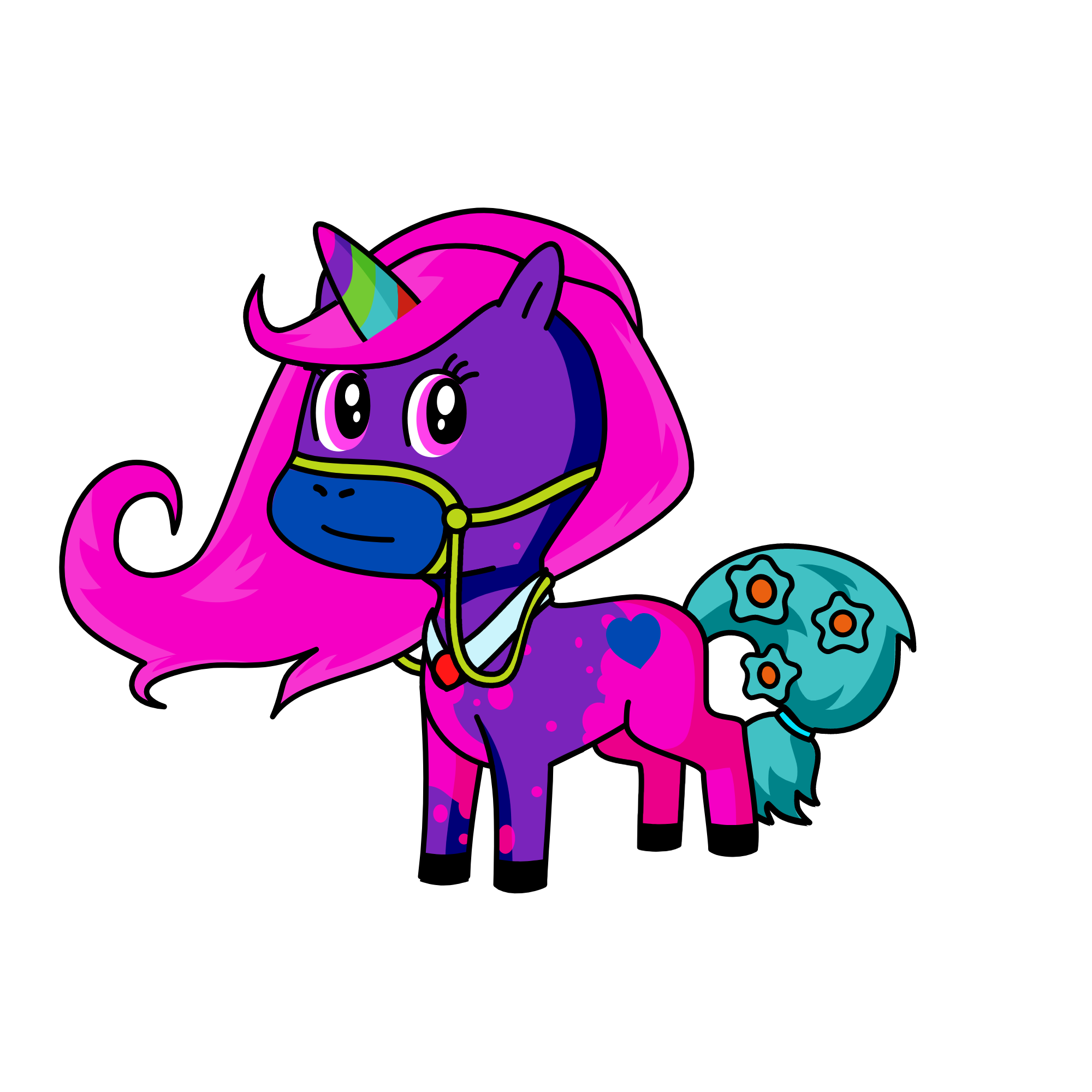 Candy, the unicorn