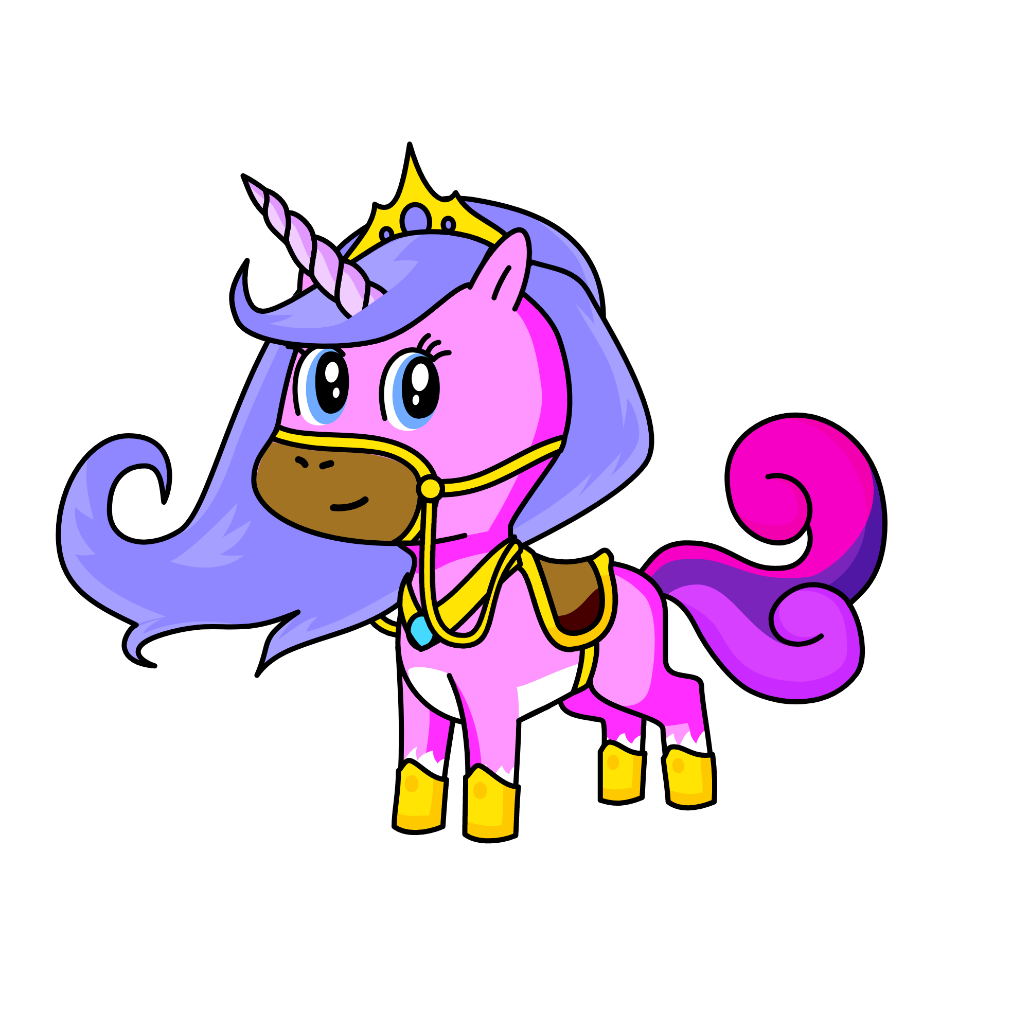 Queen majesty, the unicorn