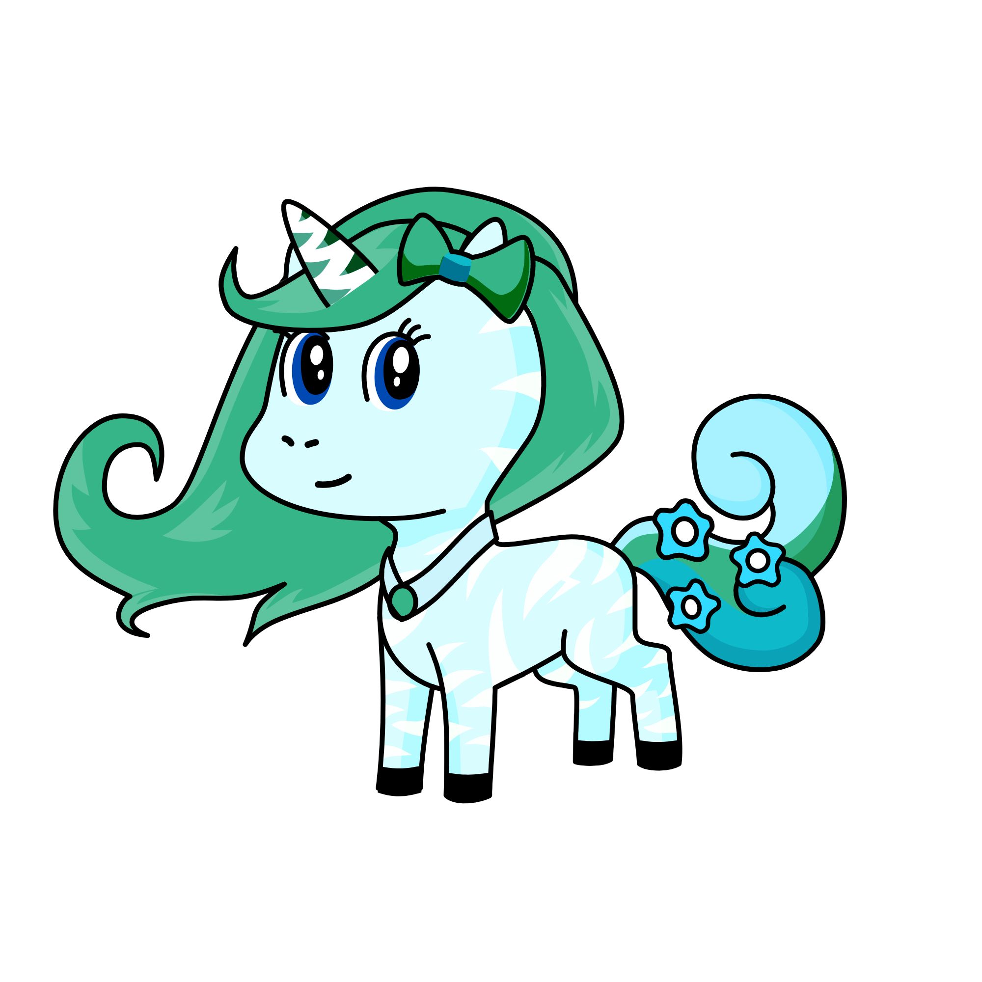 Snowy, the unicorn