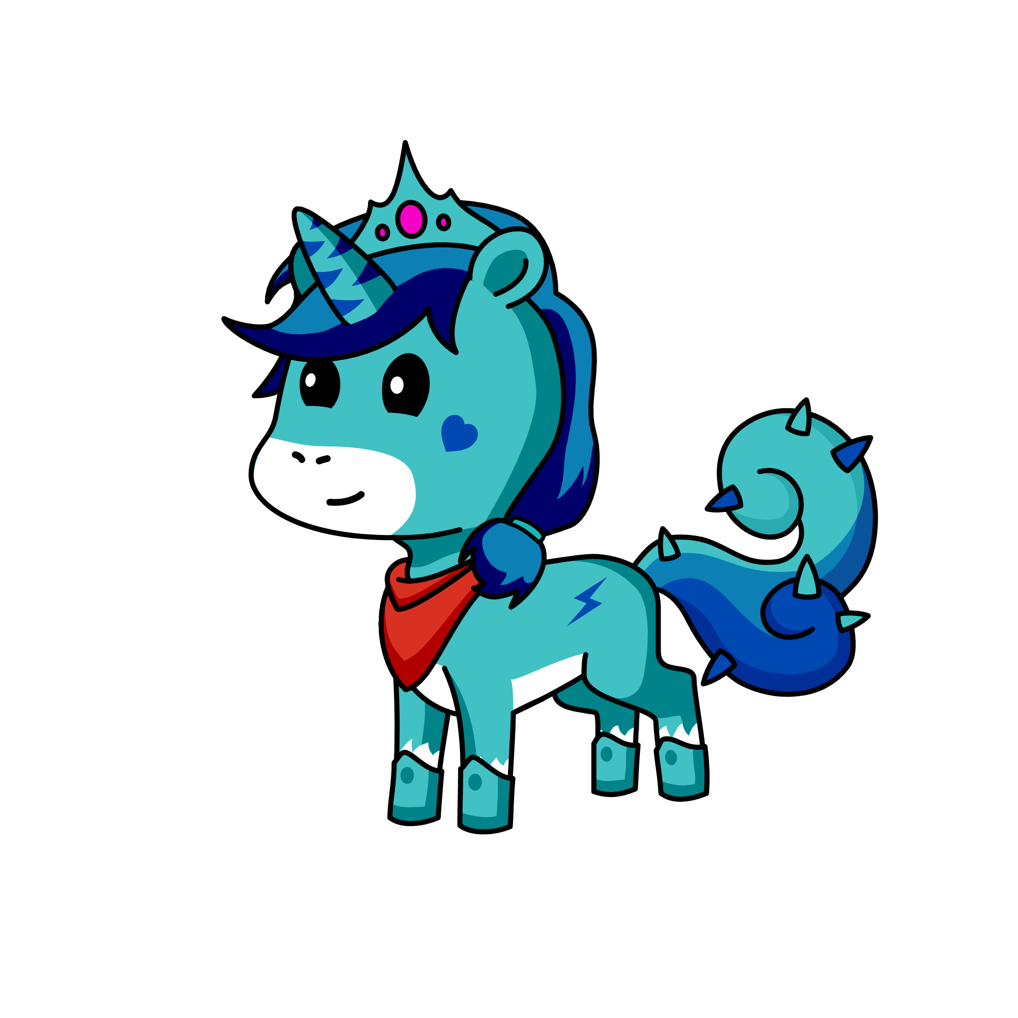 Sapphaire, the unicorn