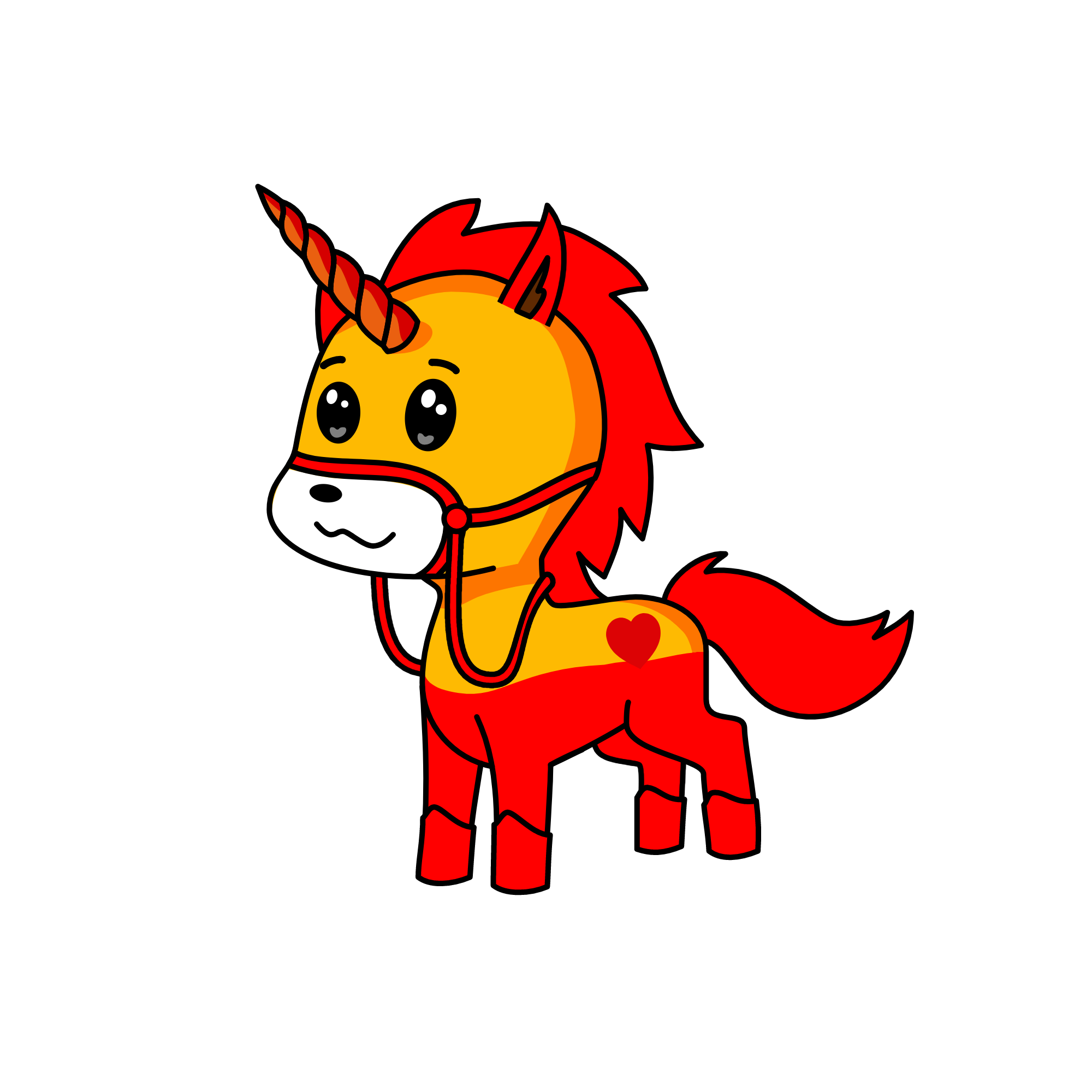 VERY HOT, the unicorn