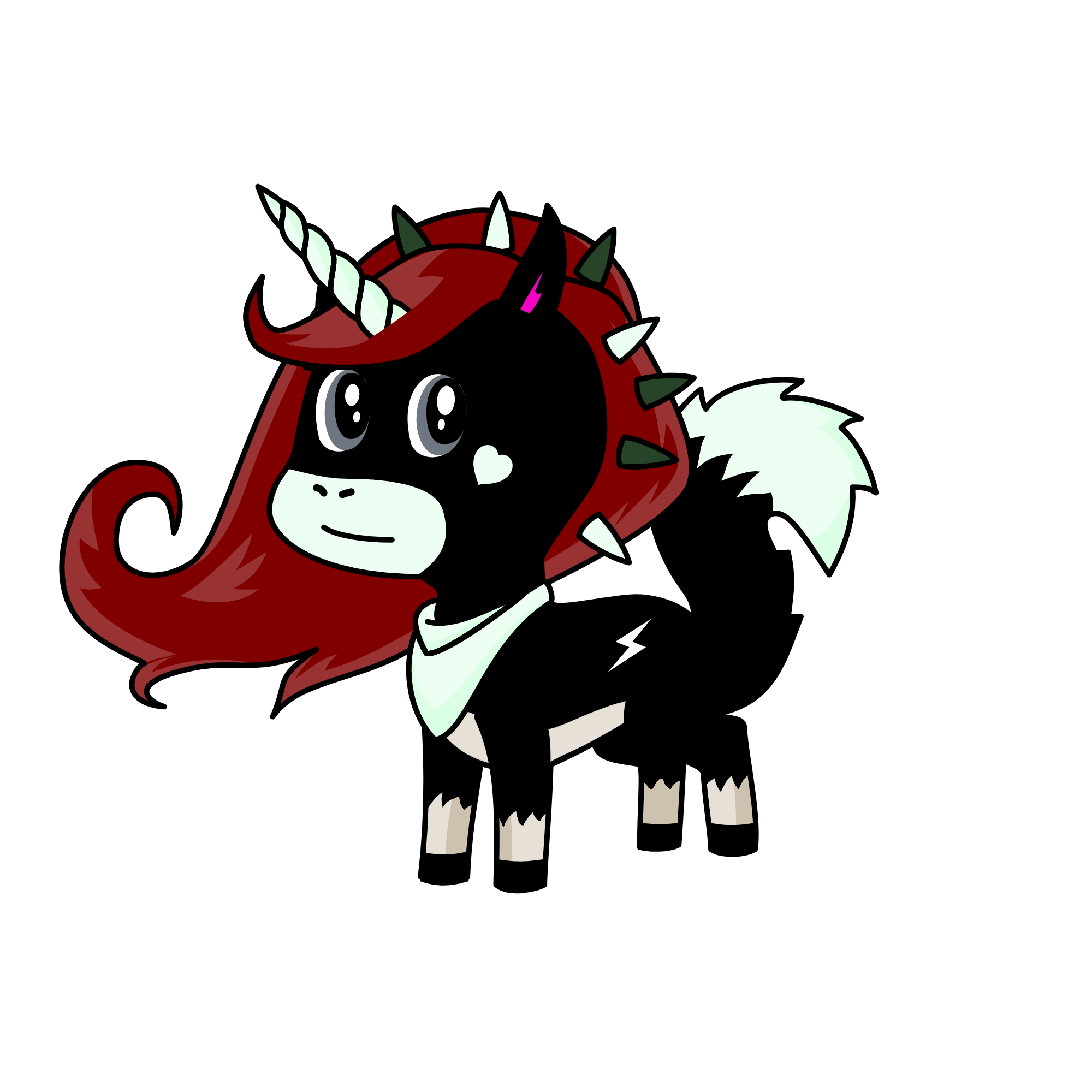 Midnight mademoiselle , the unicorn