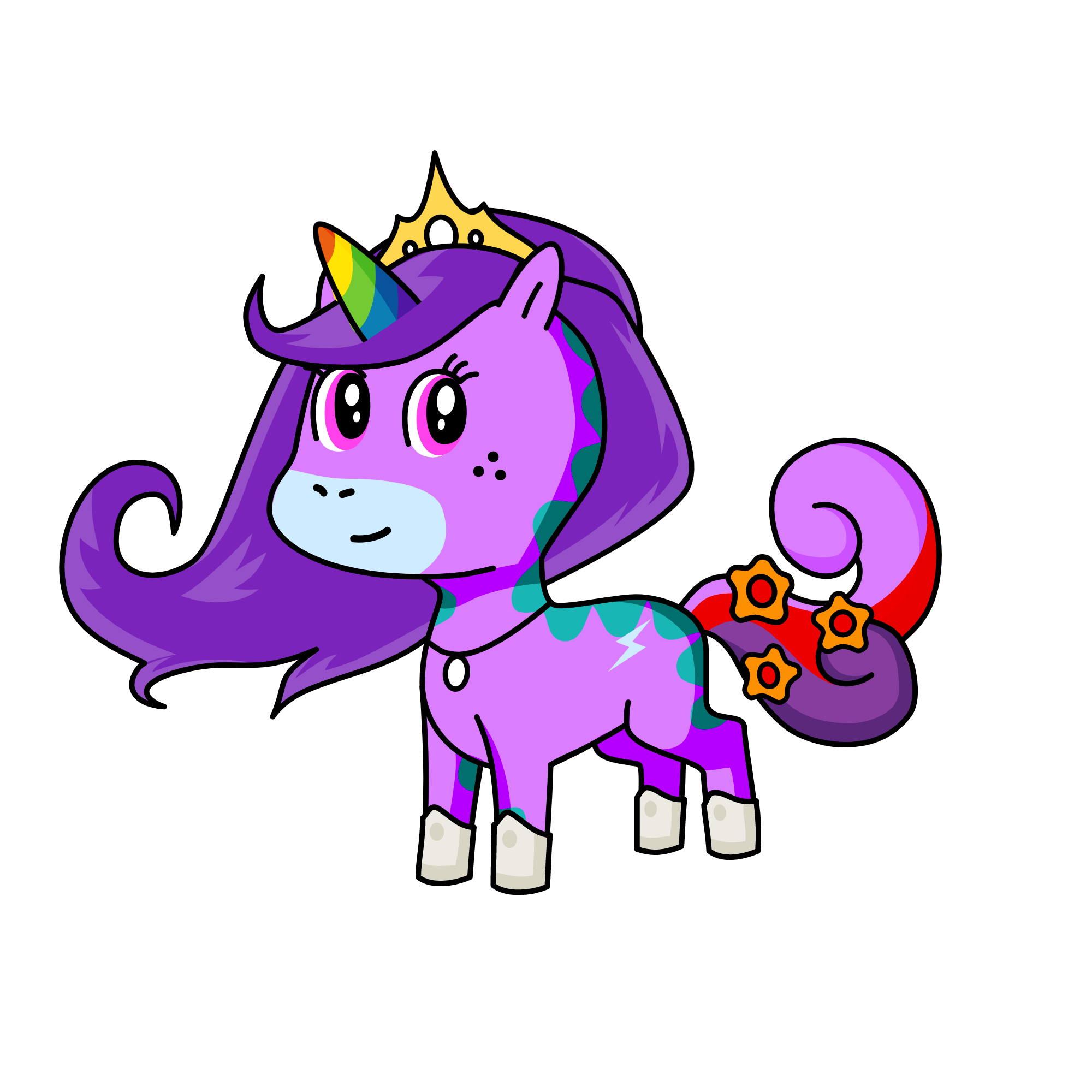 Gece kızı BUNİ, the unicorn