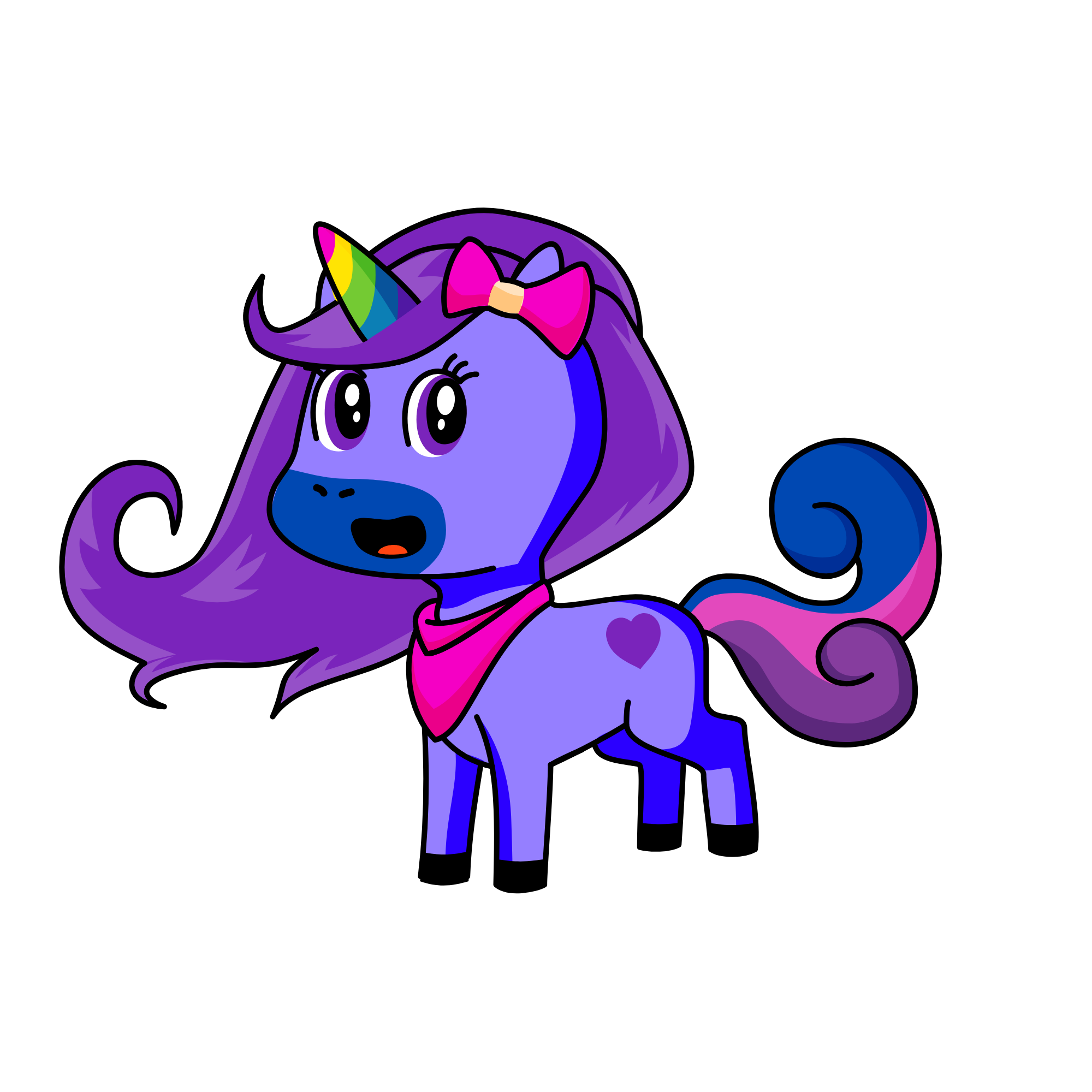Viola, the unicorn