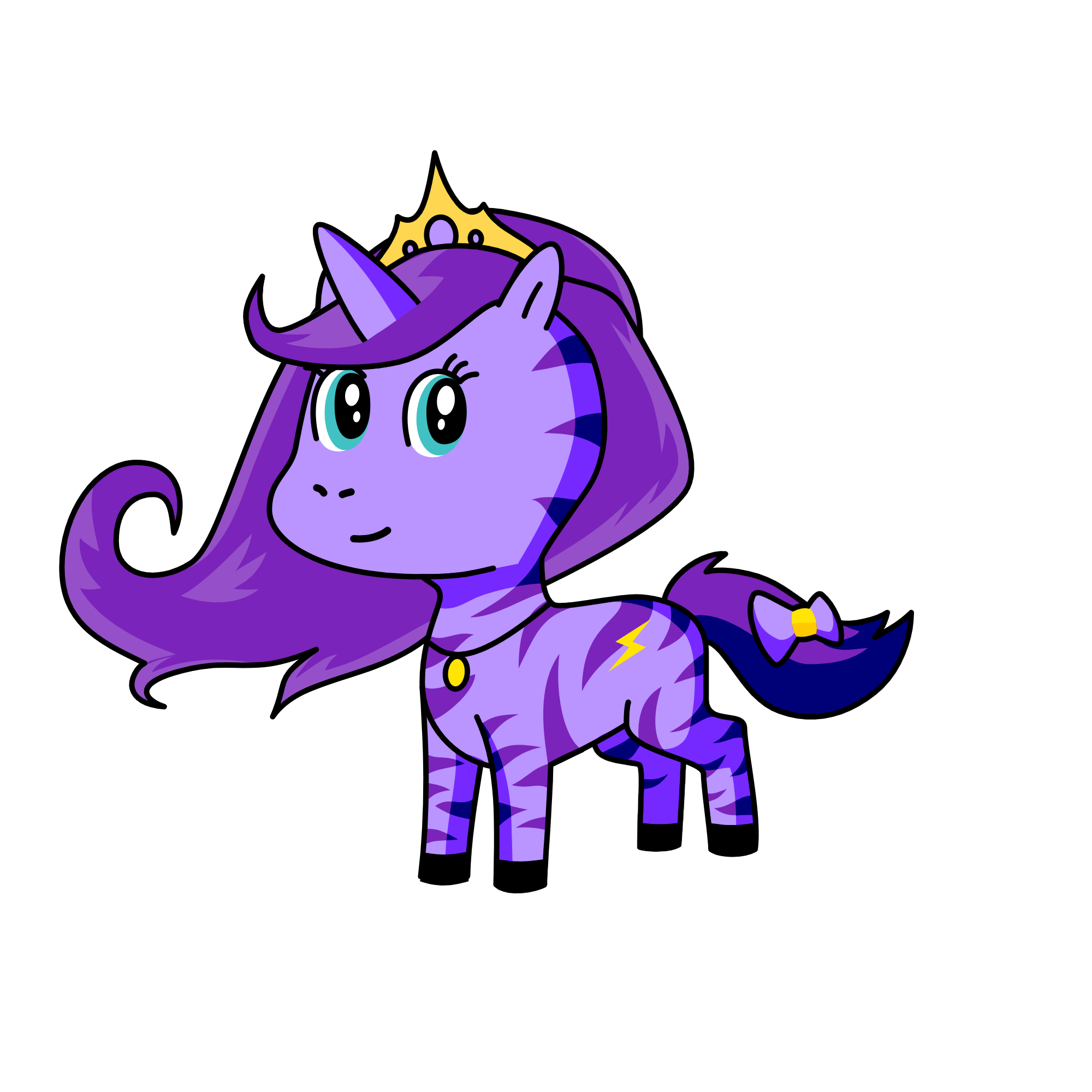 Princess Rarity, the unicorn