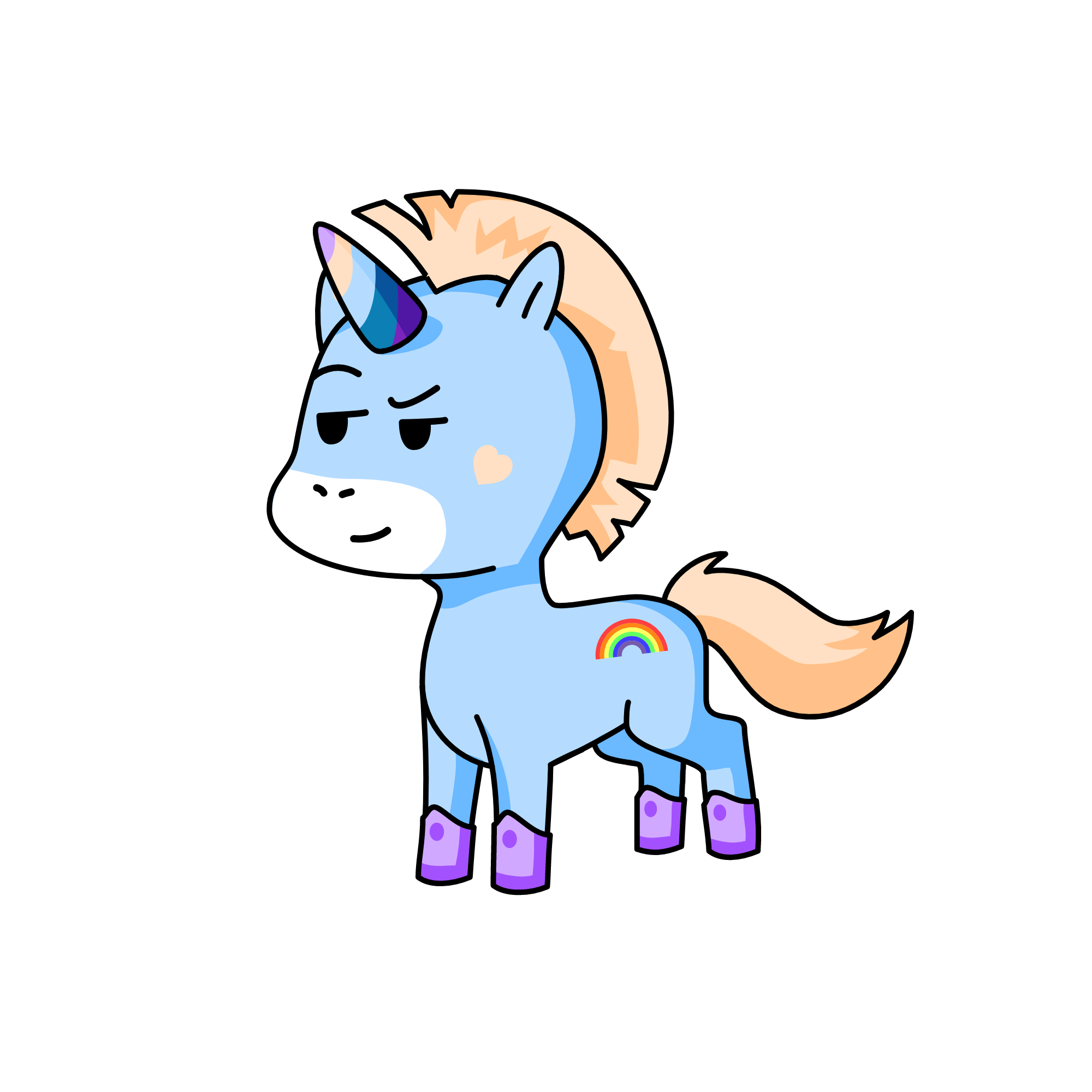 Gay, the unicorn