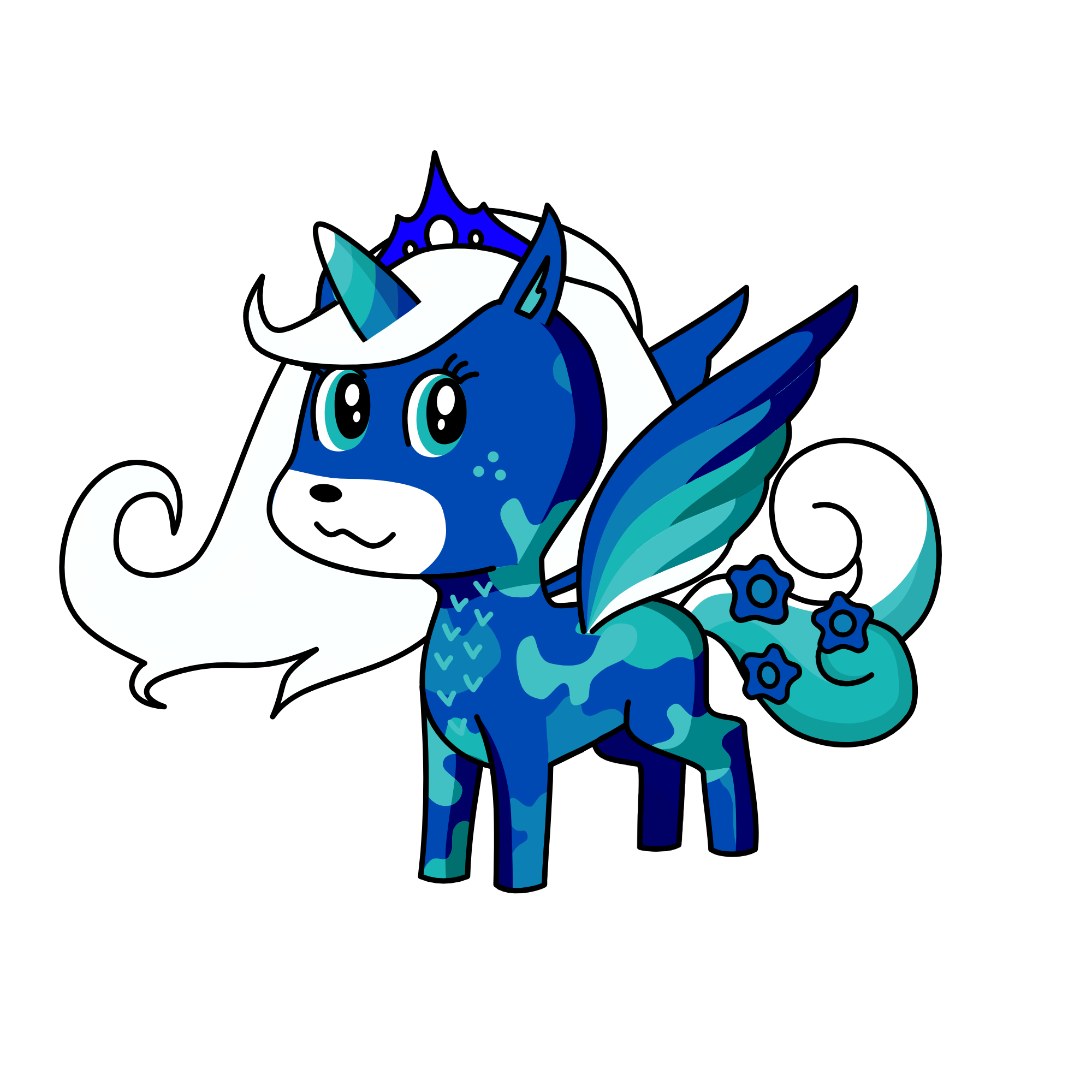 ice princess, the unicorn