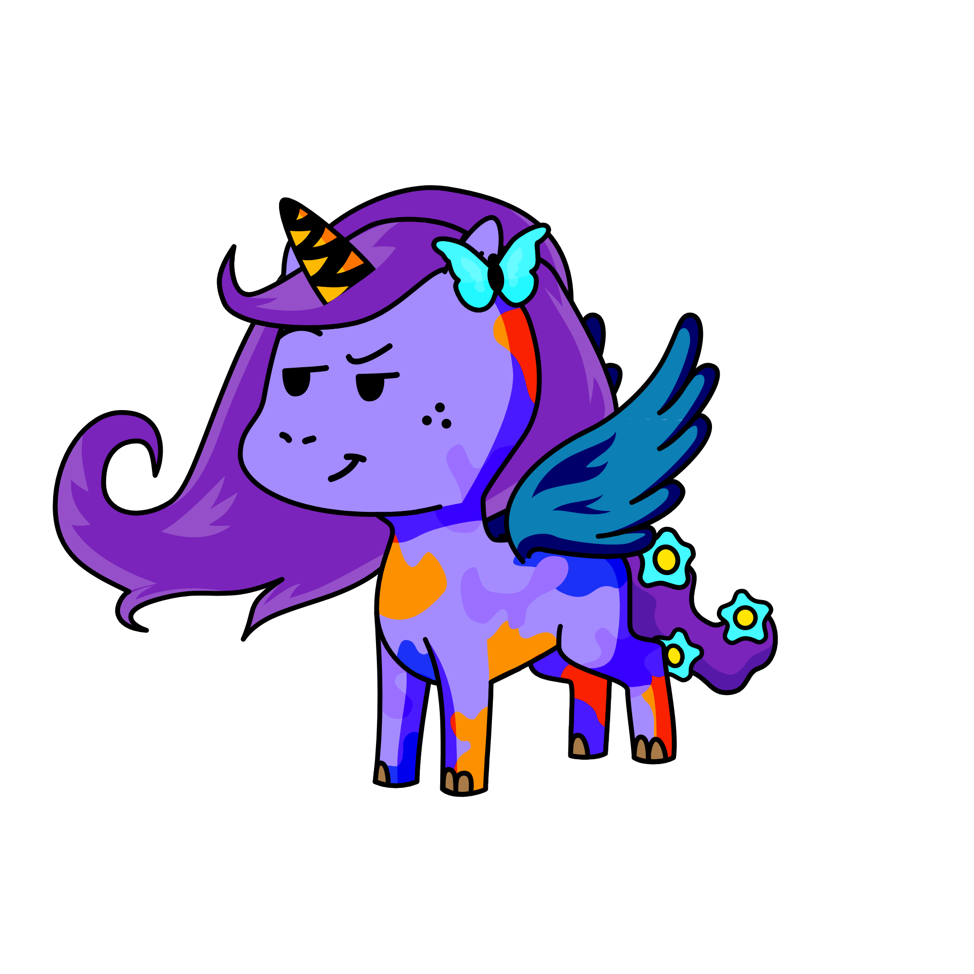 Sparklefeather, the unicorn