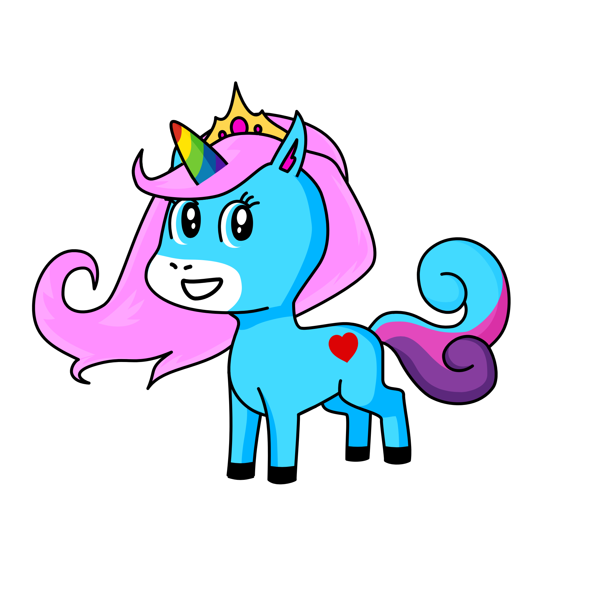 Unikitty, the unicorn