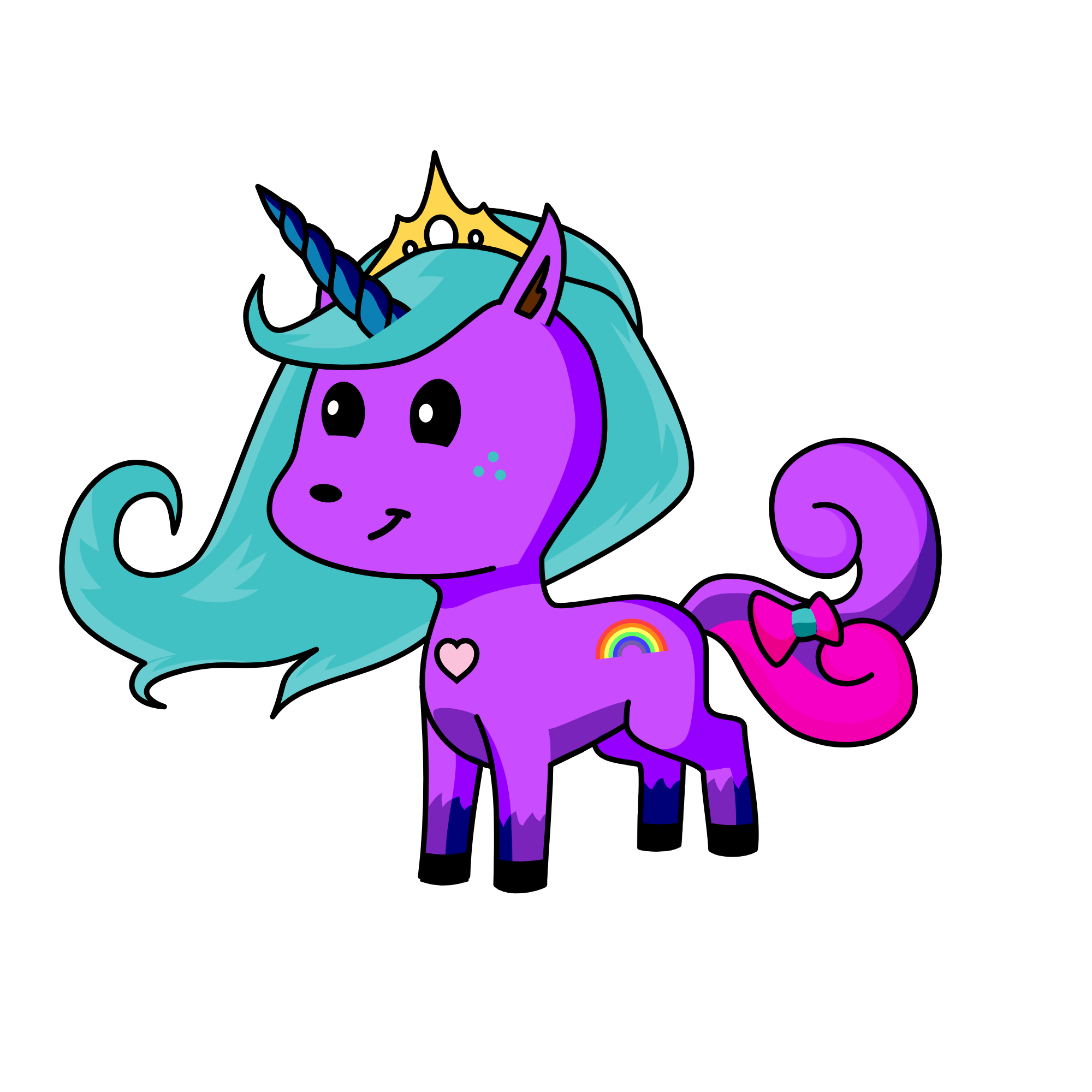 Sparkle Face, the unicorn