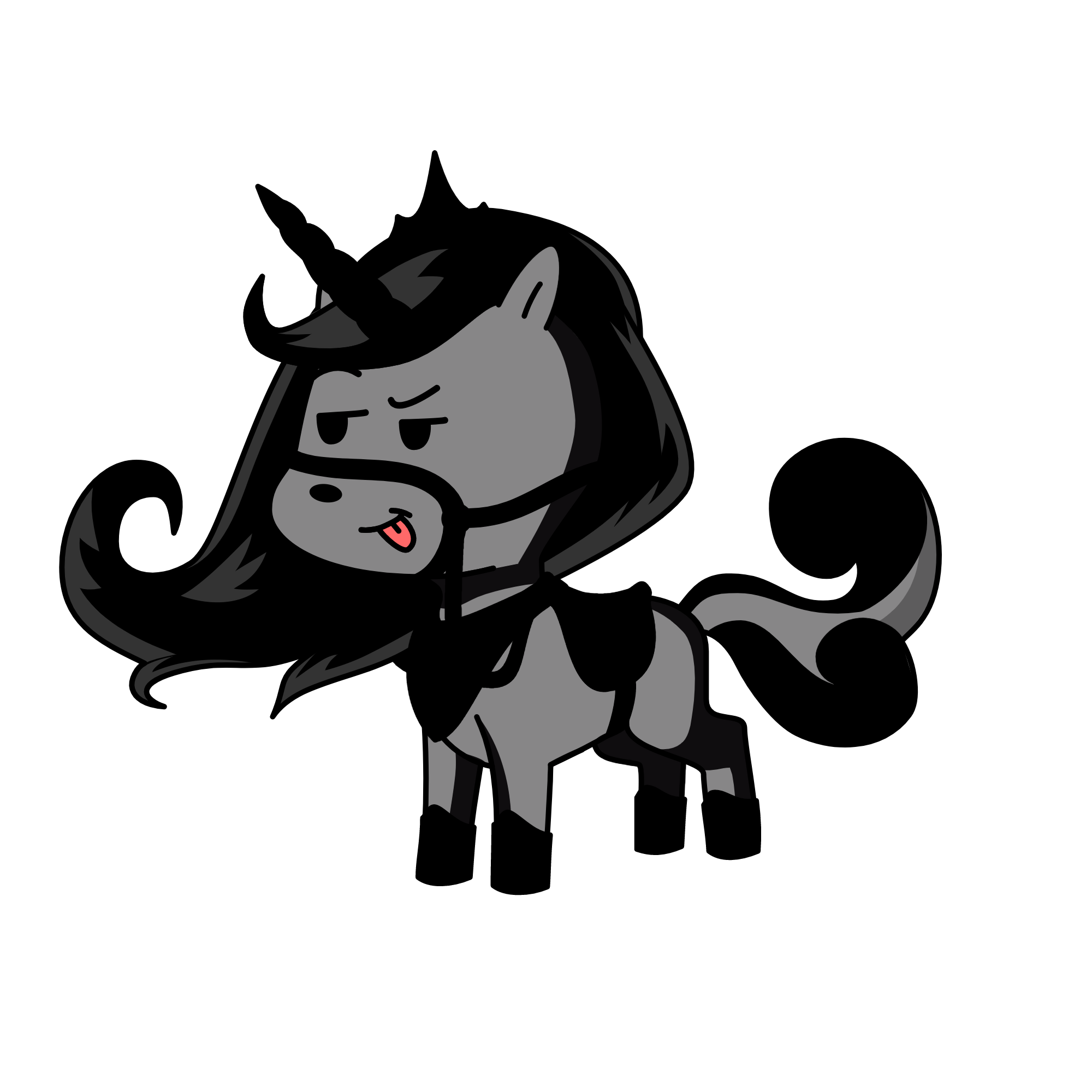 Midnight, the unicorn