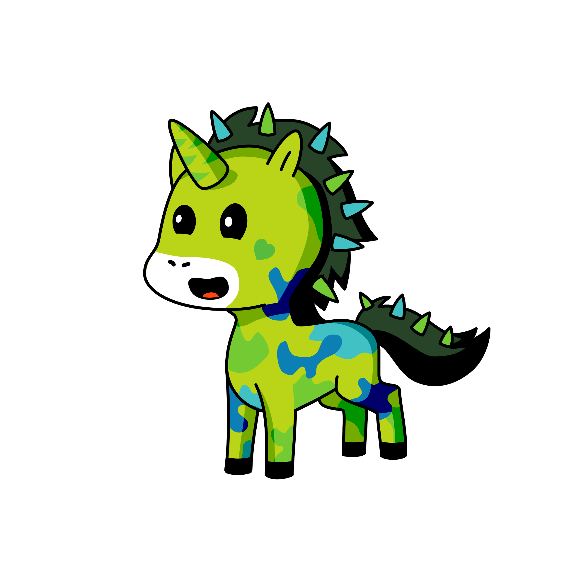 Spike, the unicorn