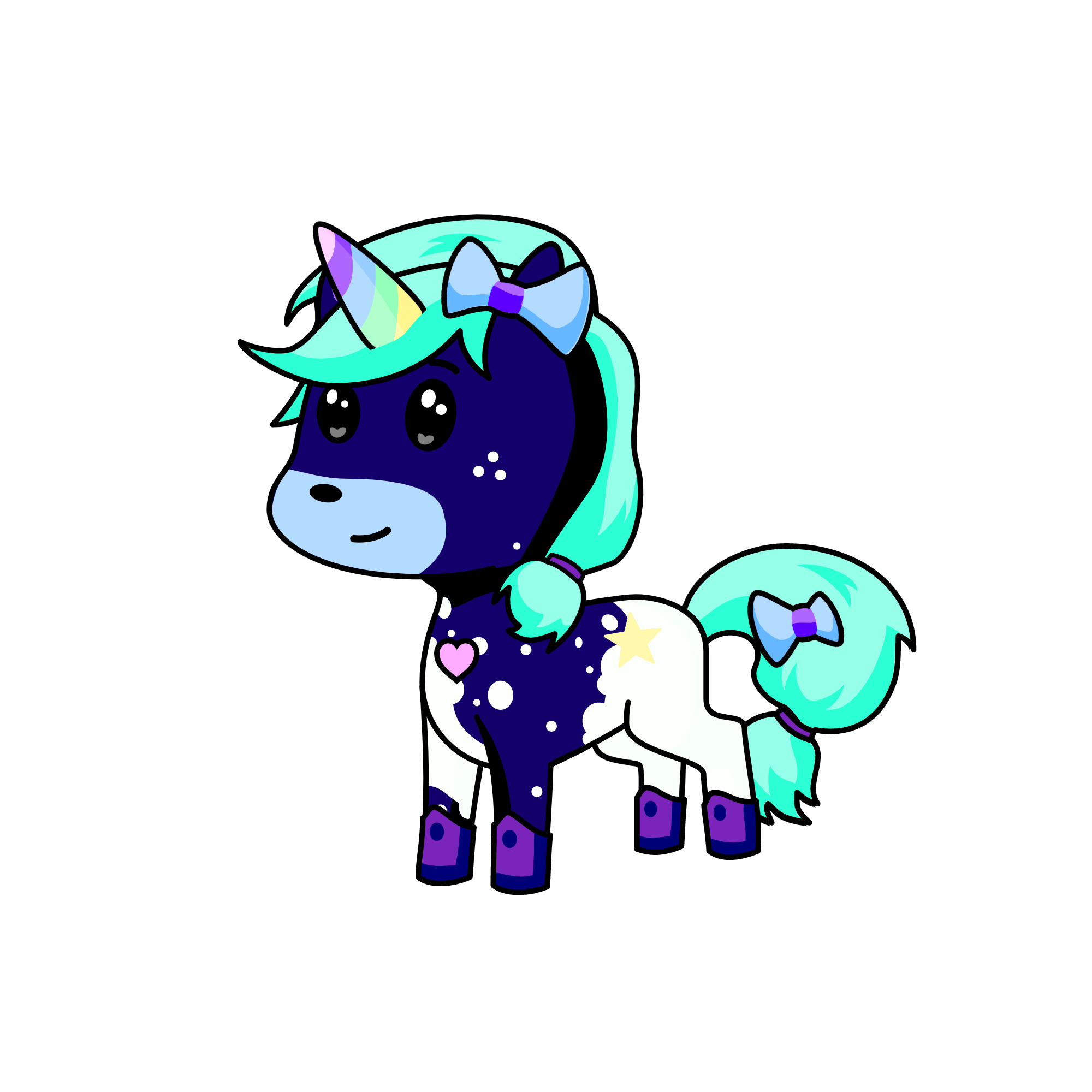 Space mindnight, the unicorn