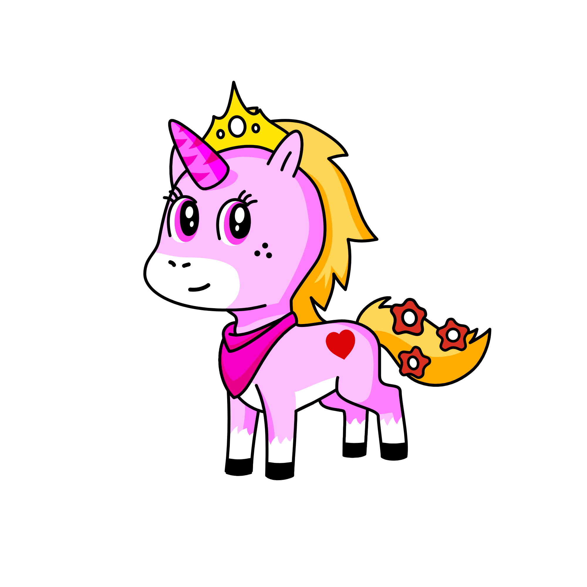 pinky, the unicorn