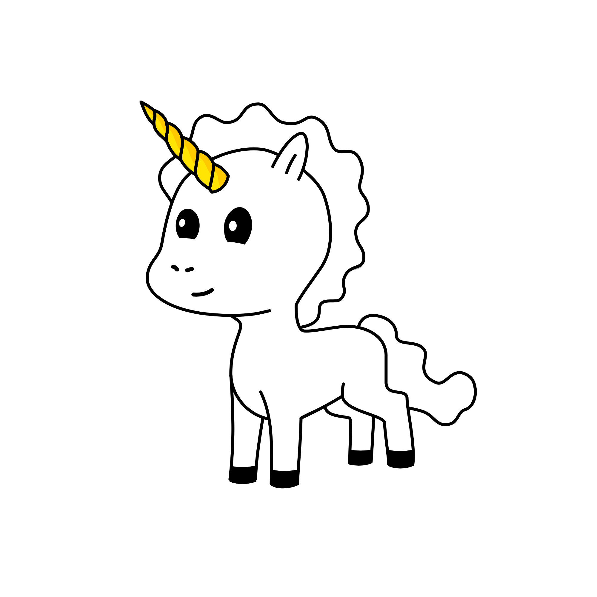 Milky, the unicorn
