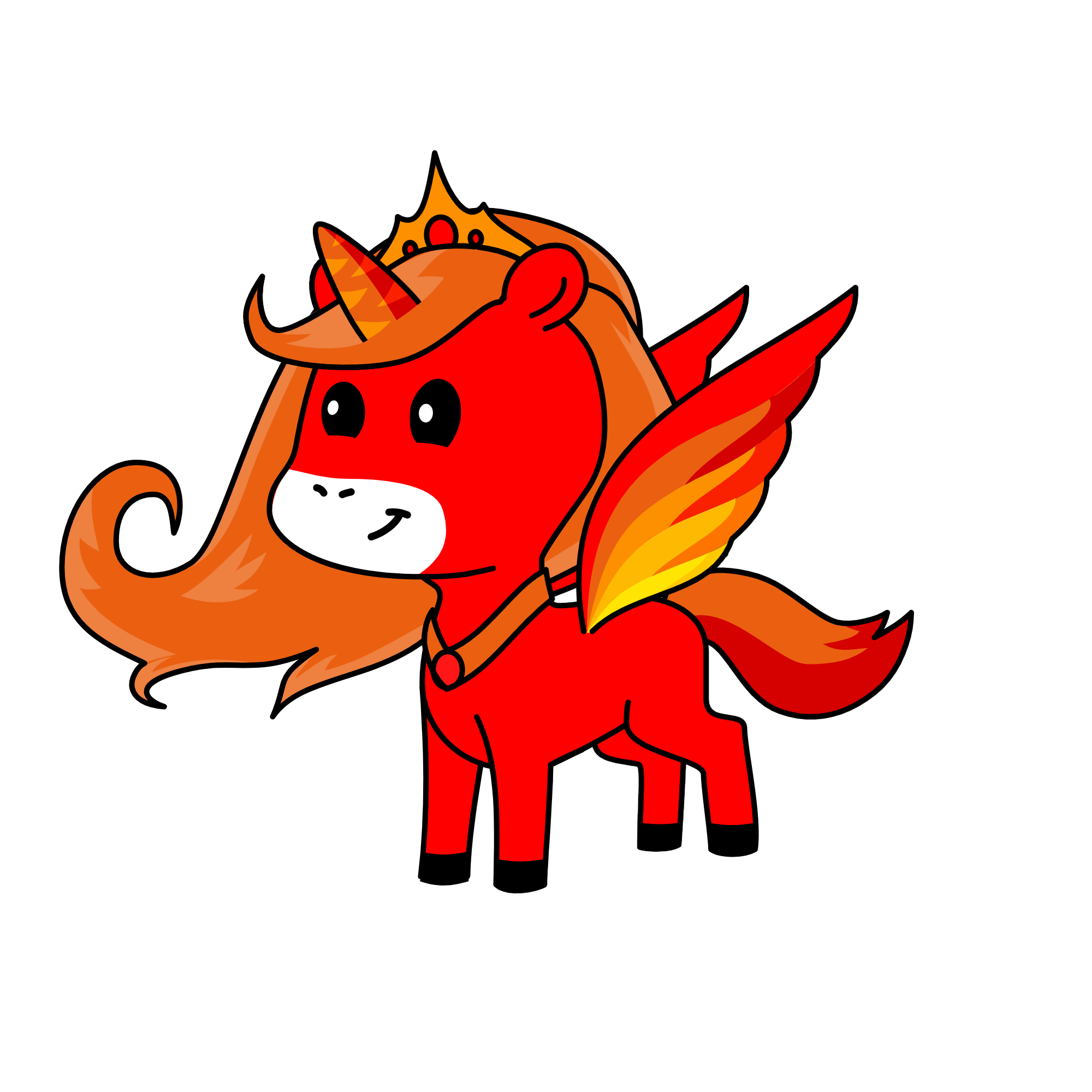 princesa del fuego, the unicorn