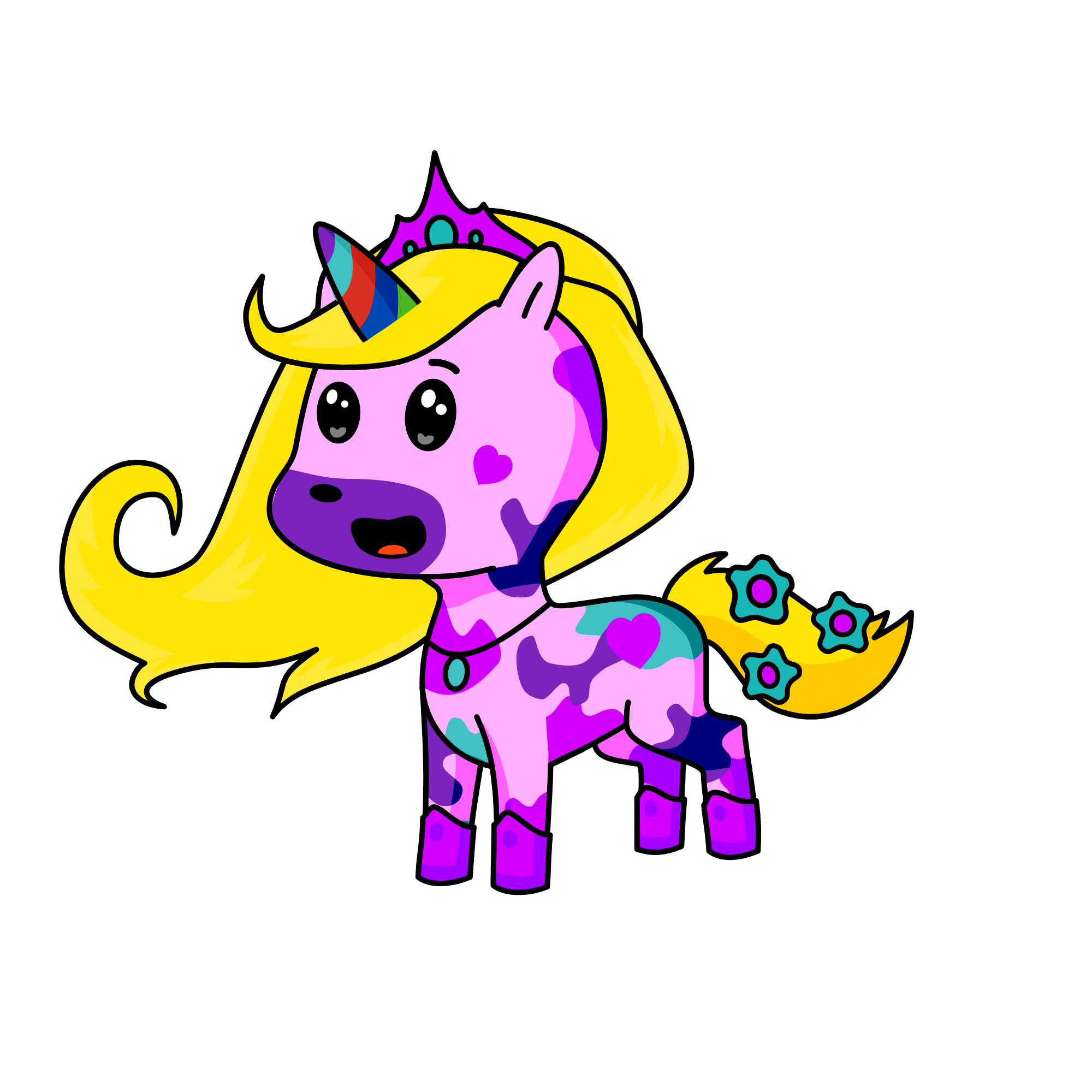 pinky, the unicorn