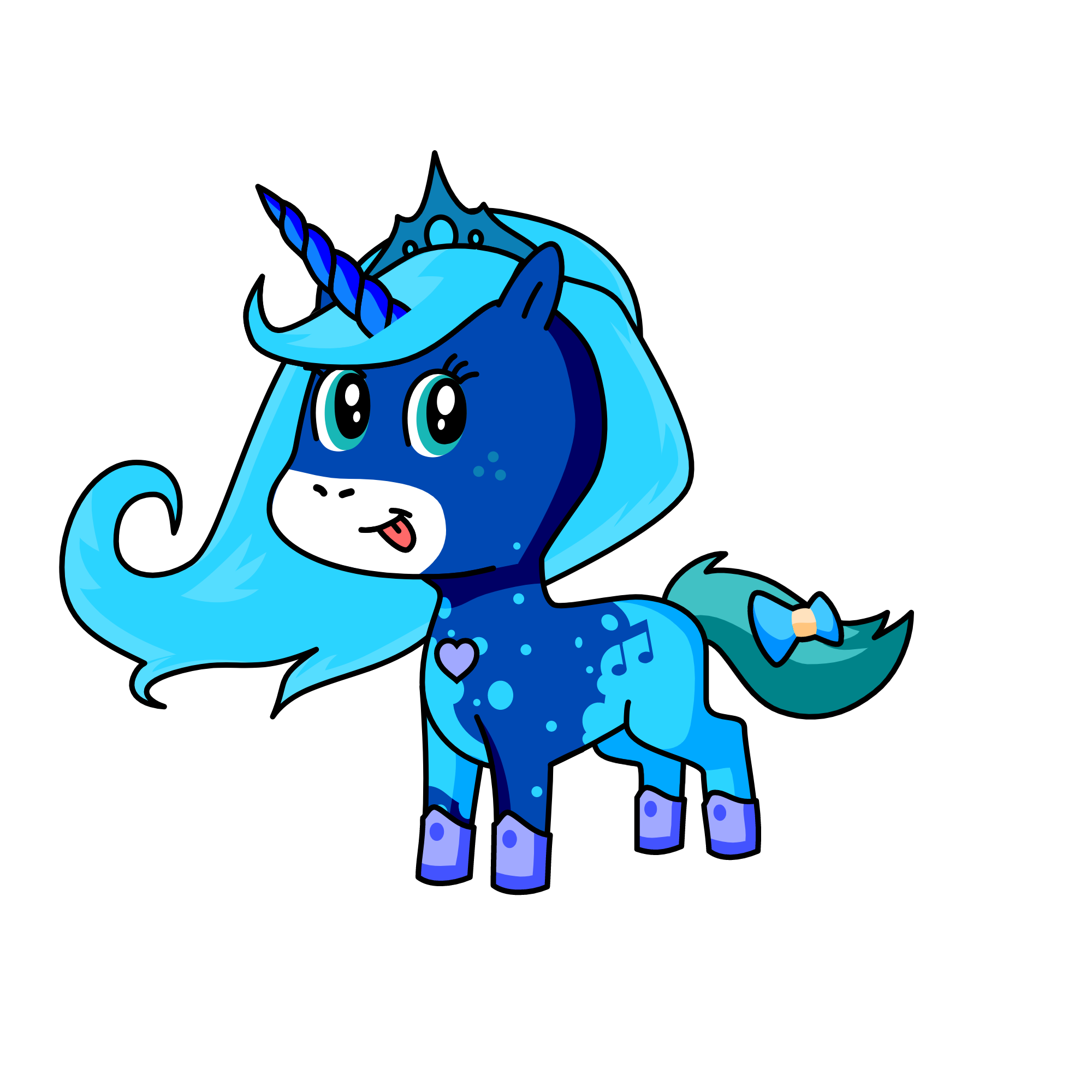 Snowy, the unicorn