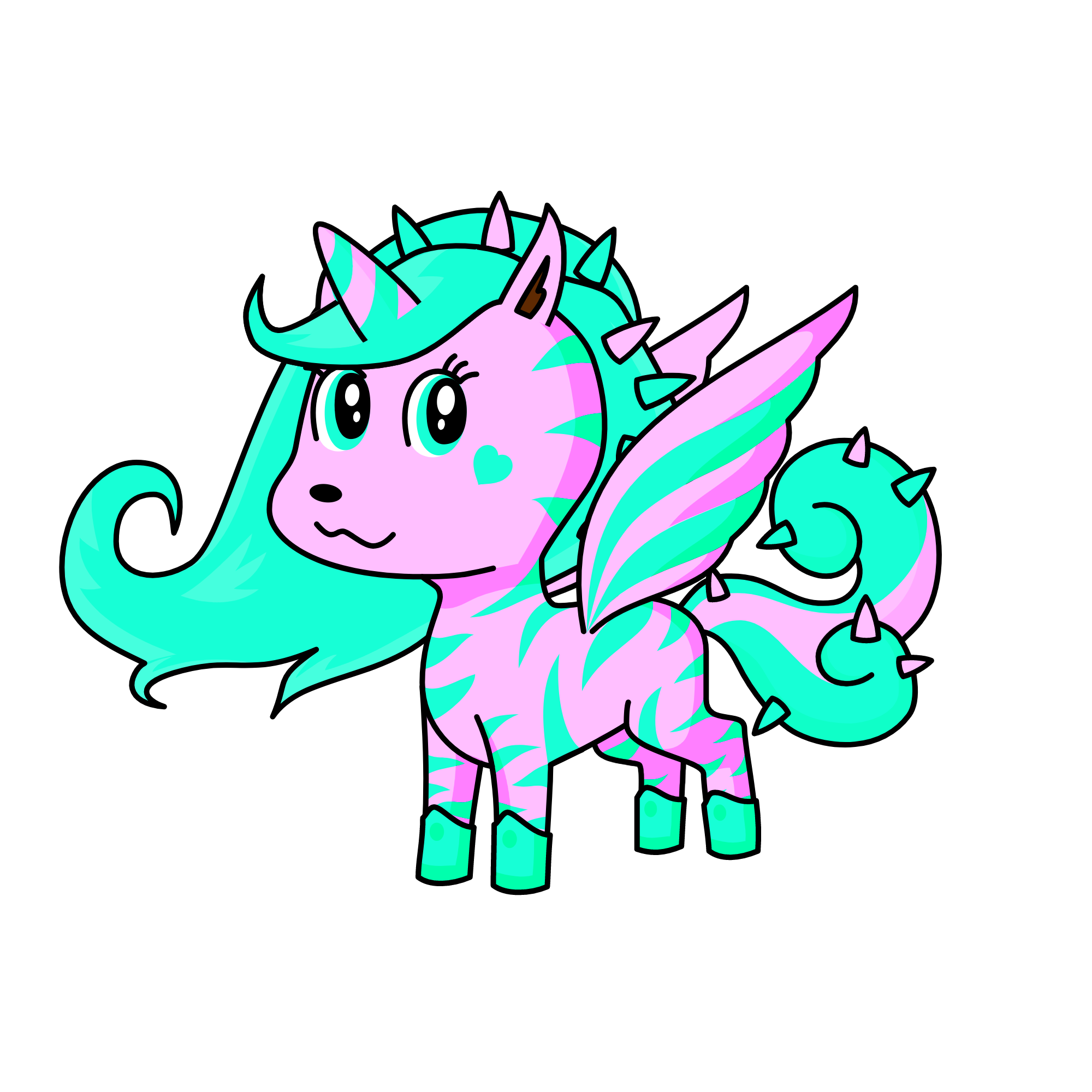 Candy corn, the unicorn