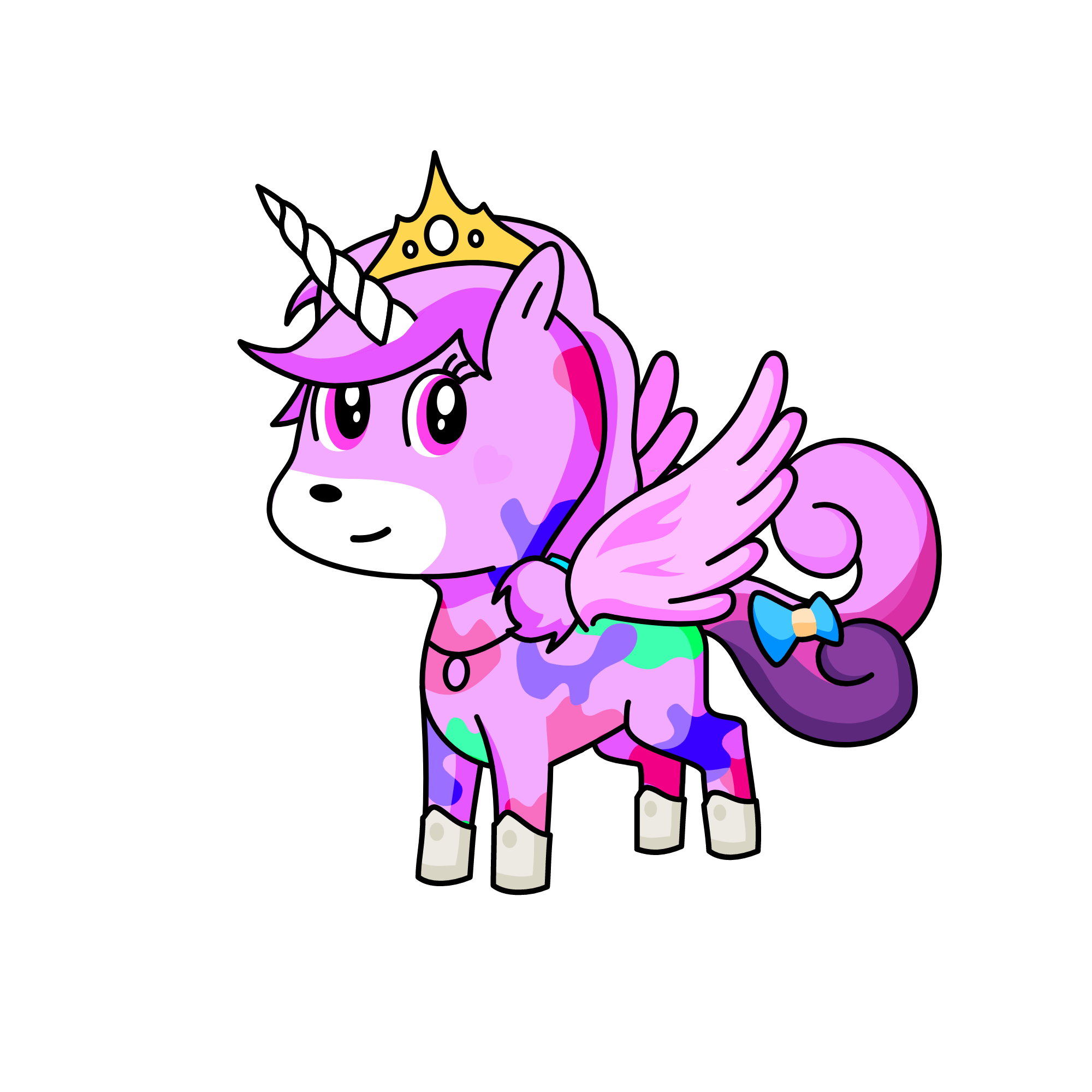 Sparkle face, the unicorn