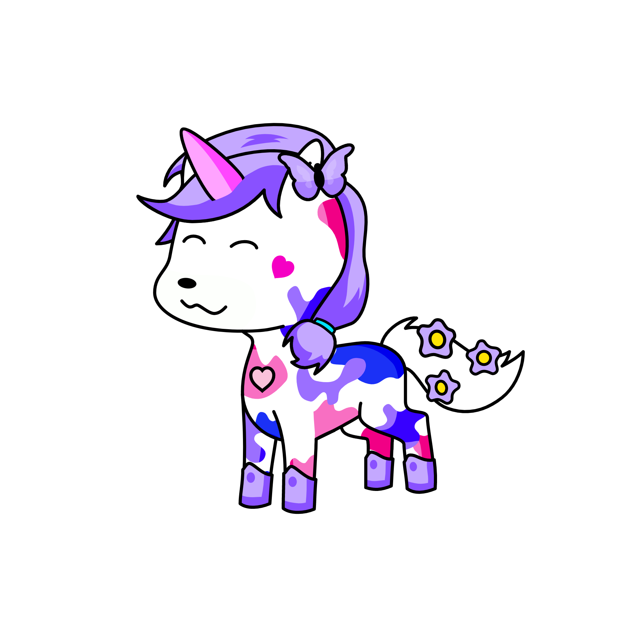 Pinkey, the unicorn