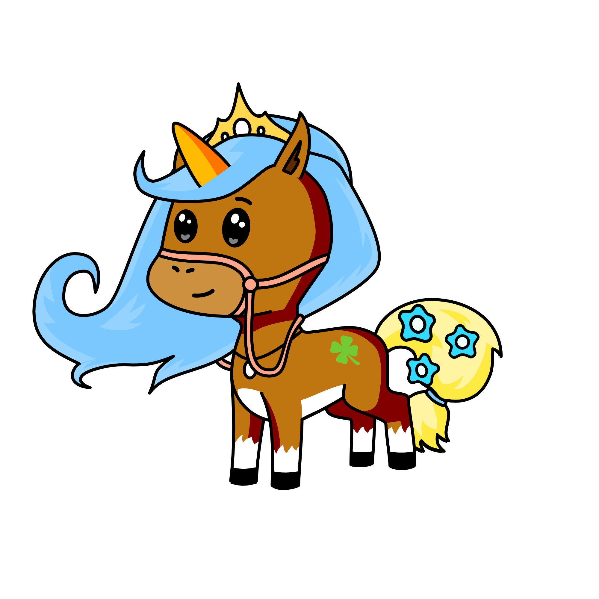 bluey, the unicorn