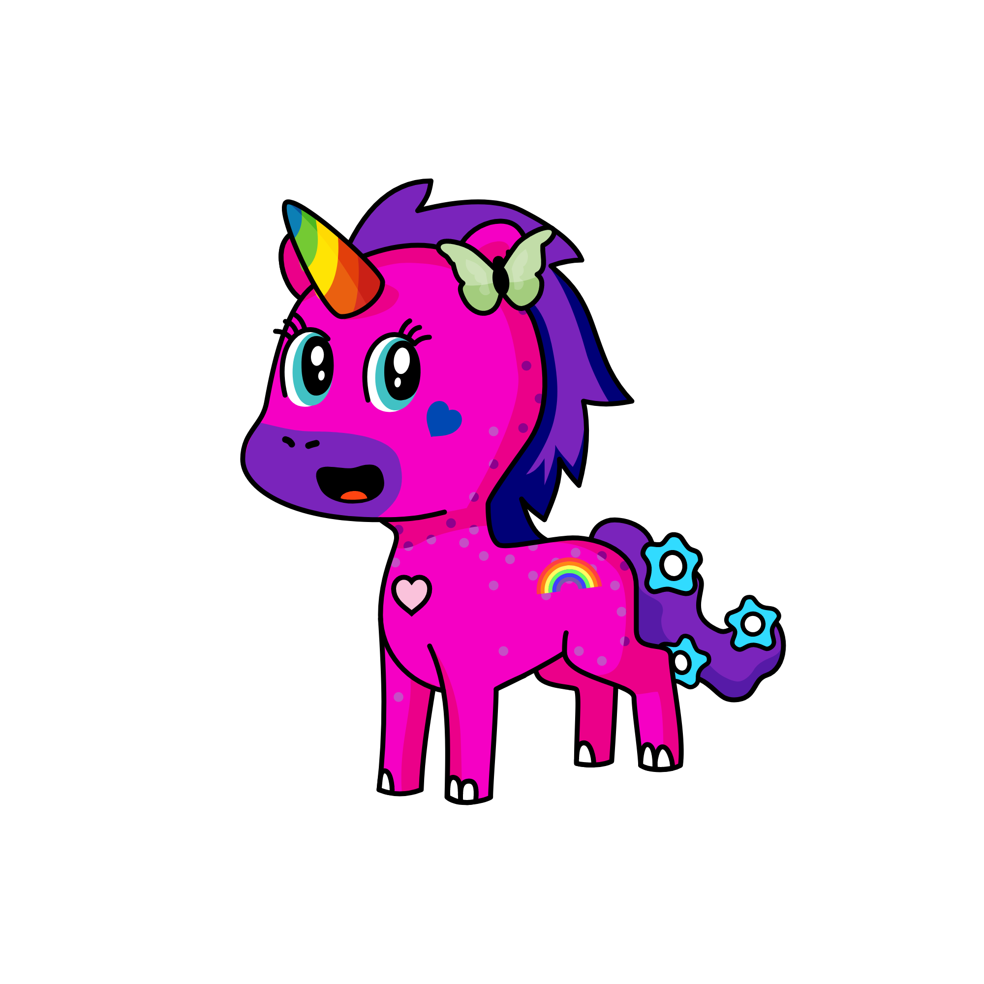 rainbow, the unicorn
