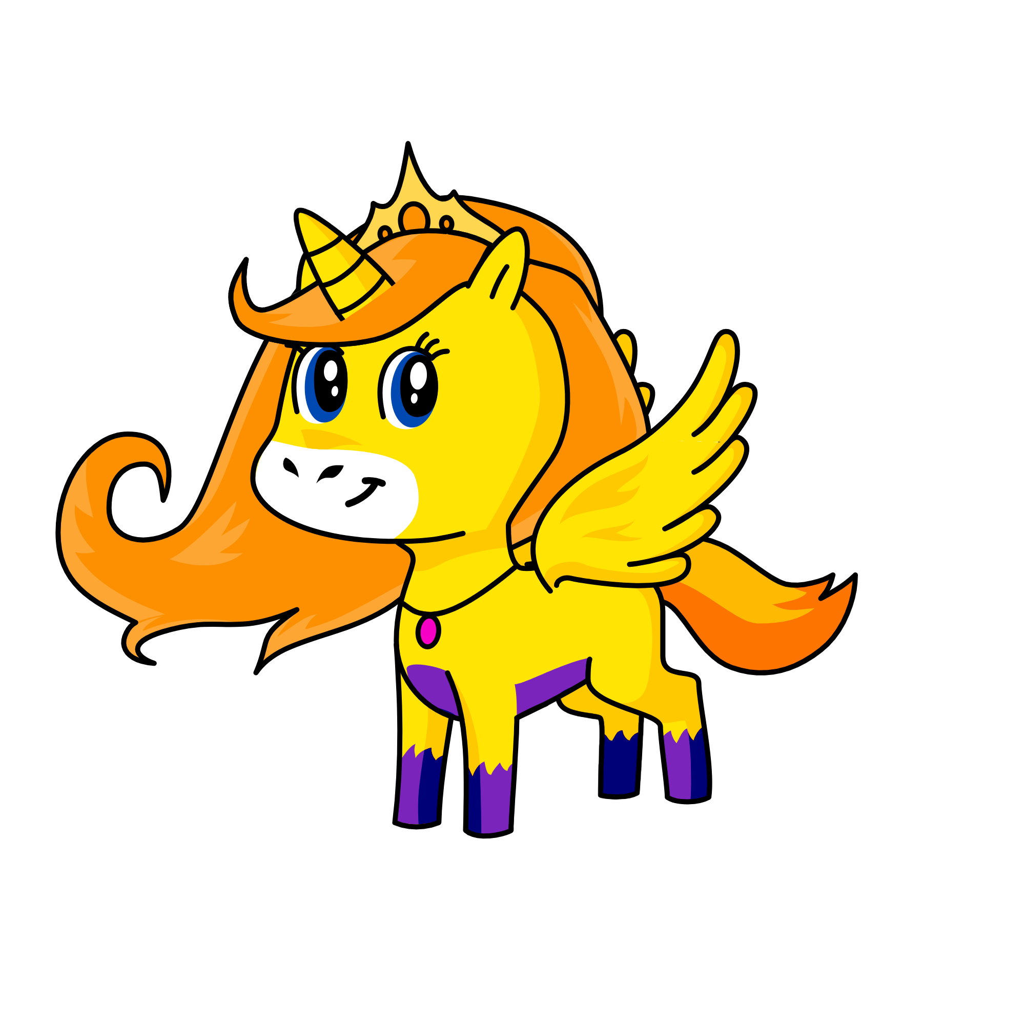princesa del sol, the unicorn
