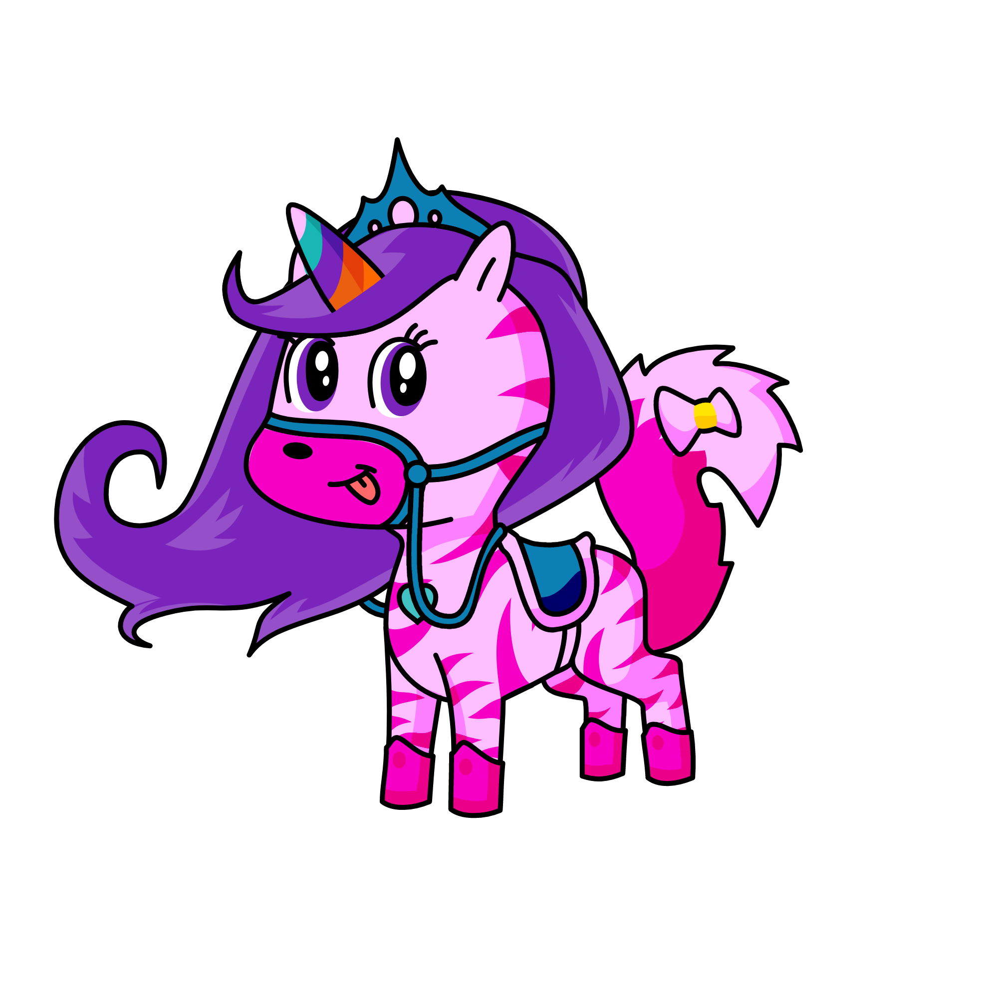 Rainbow Cupcake Sparkle, the unicorn