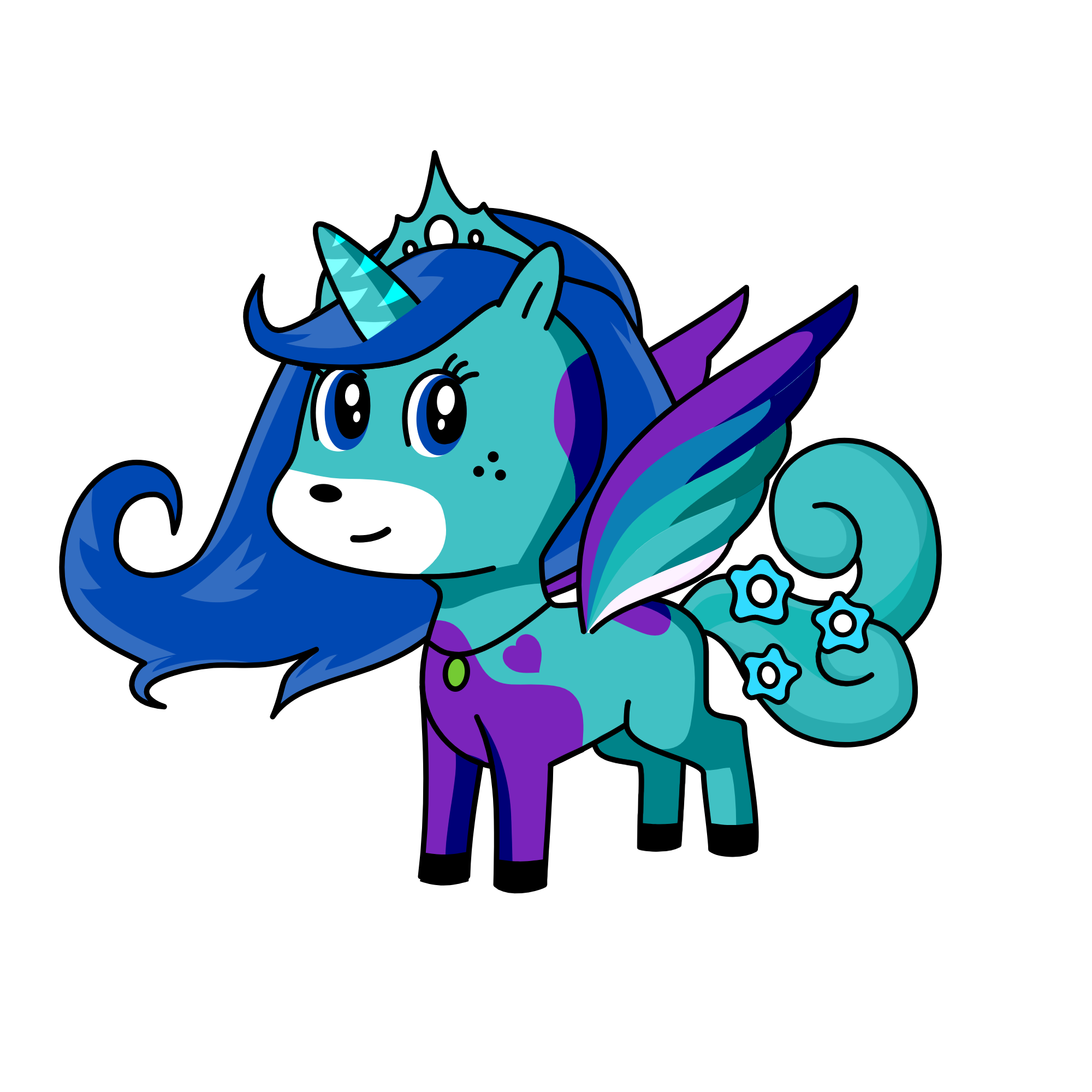 Princess Ice, the unicorn