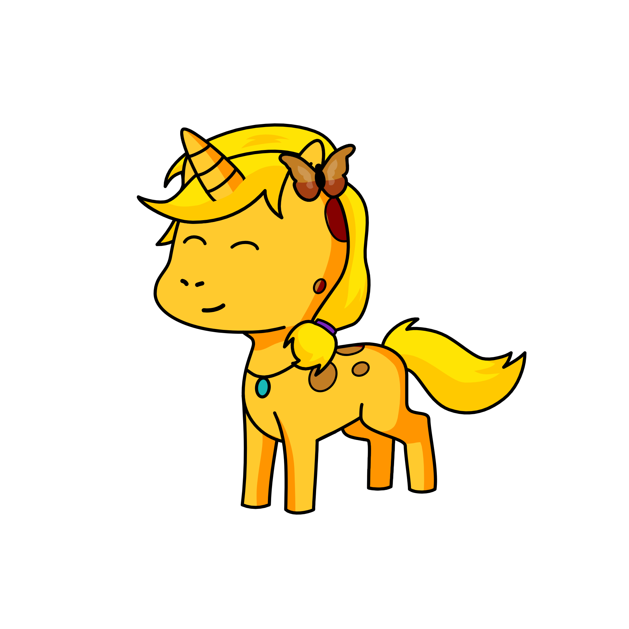 Cheese cake, the unicorn
