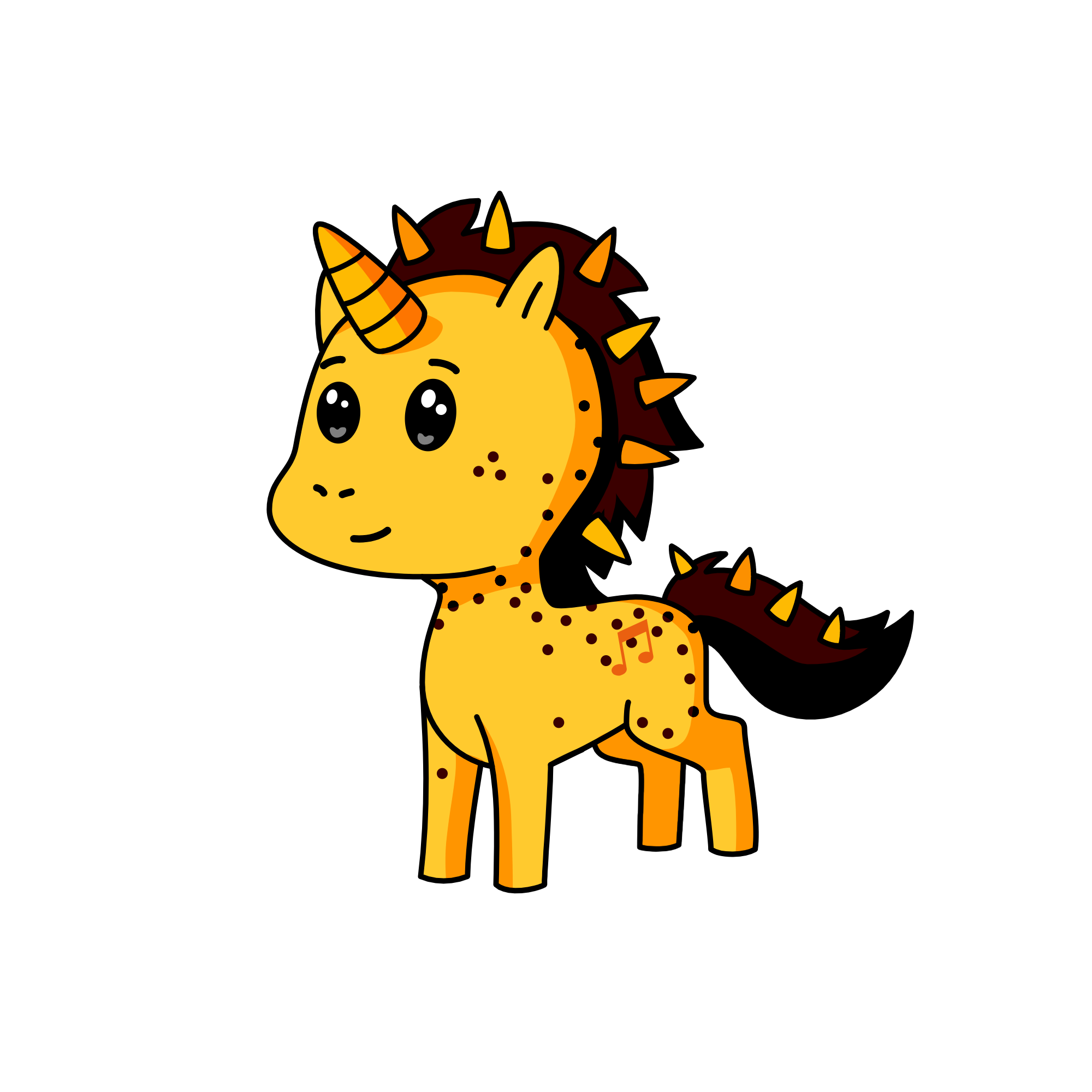 Cookie doght, the unicorn