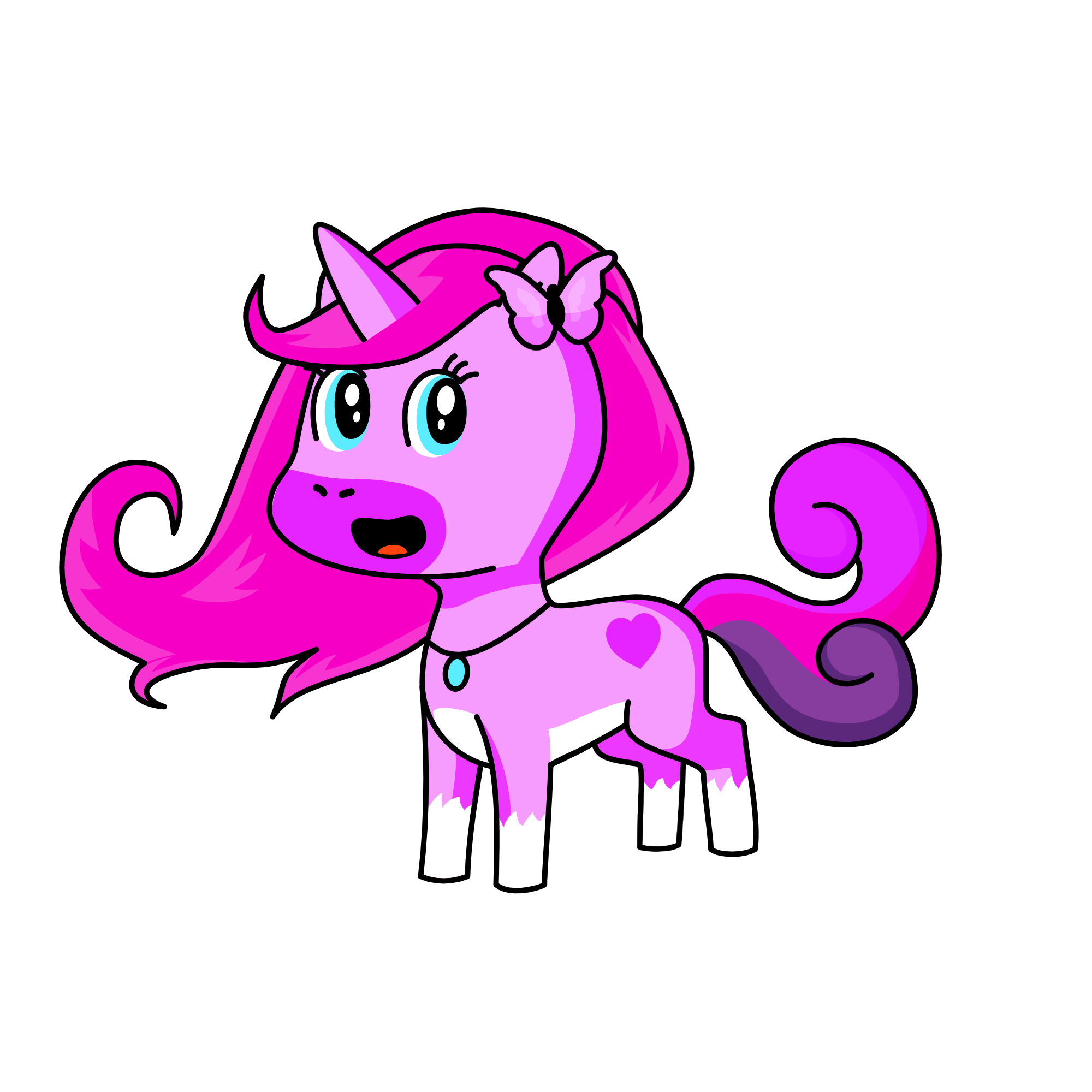Shine, the unicorn