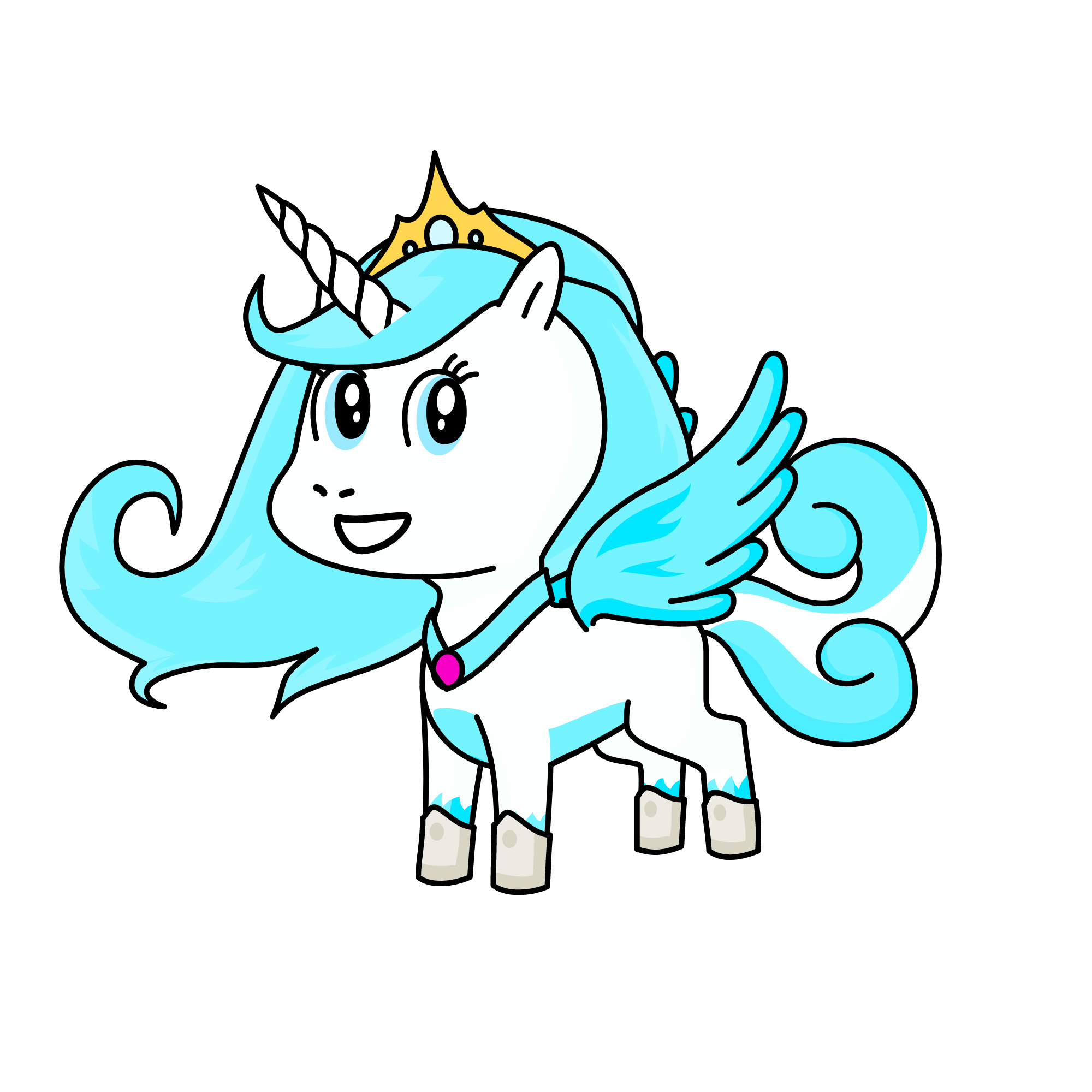 Rainha , the unicorn