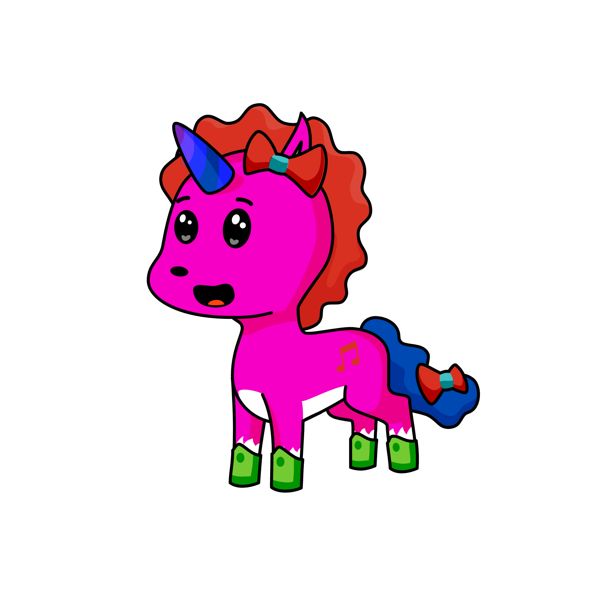 ply pk 608 100 pk 106 rou pk 100, the unicorn