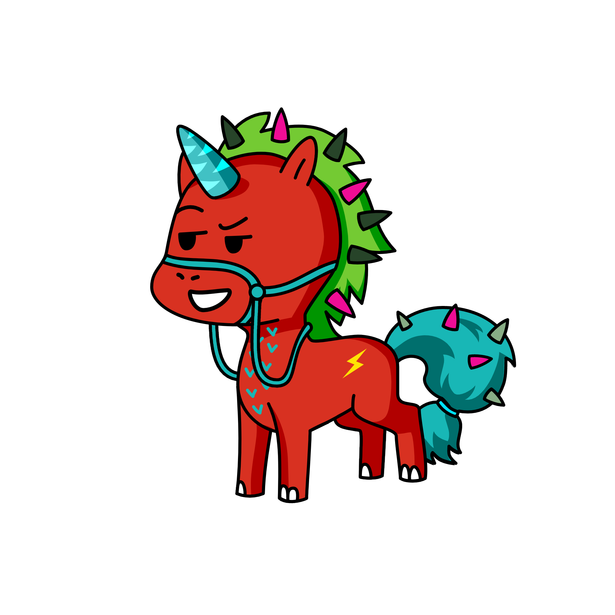cool, the unicorn
