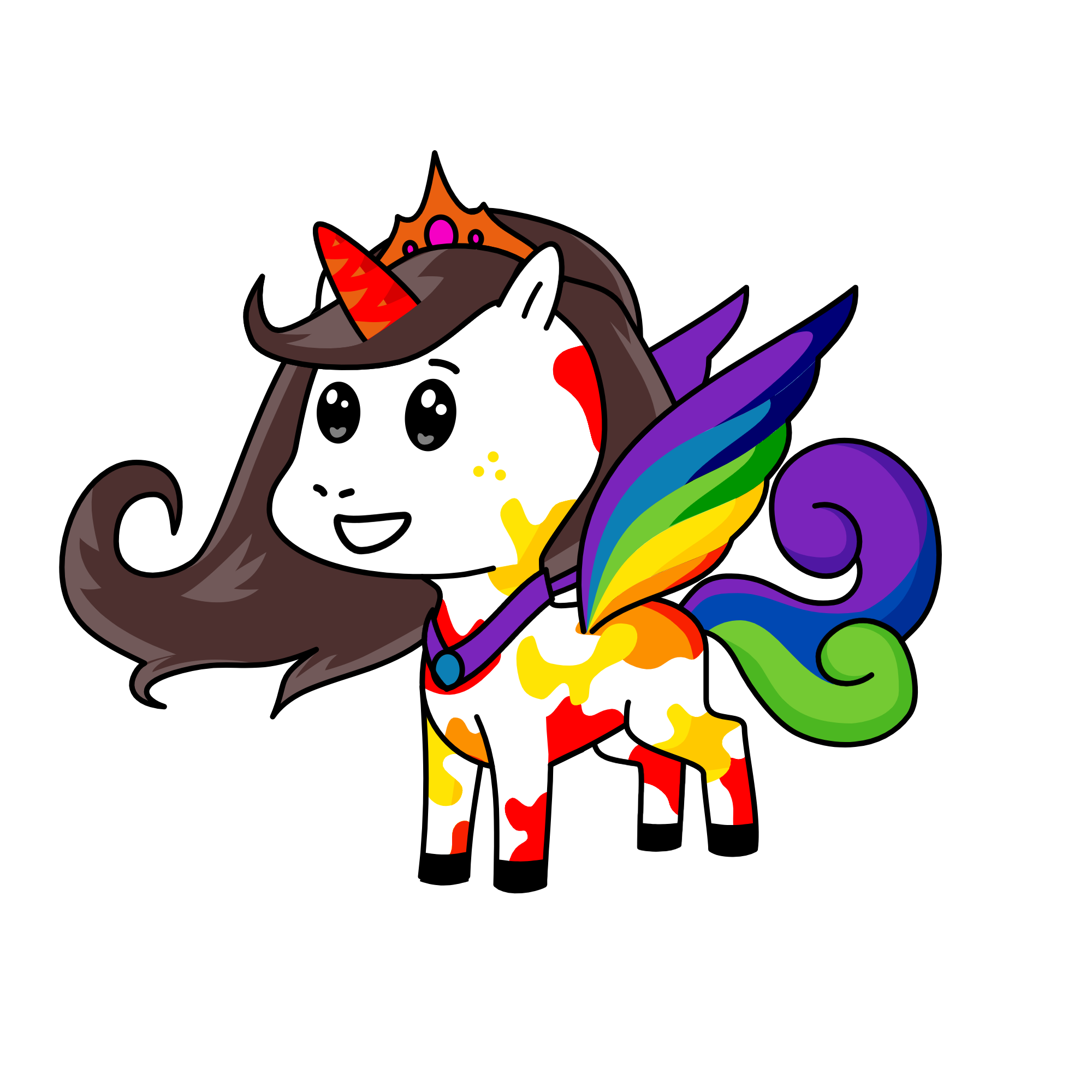 rainbow, the unicorn