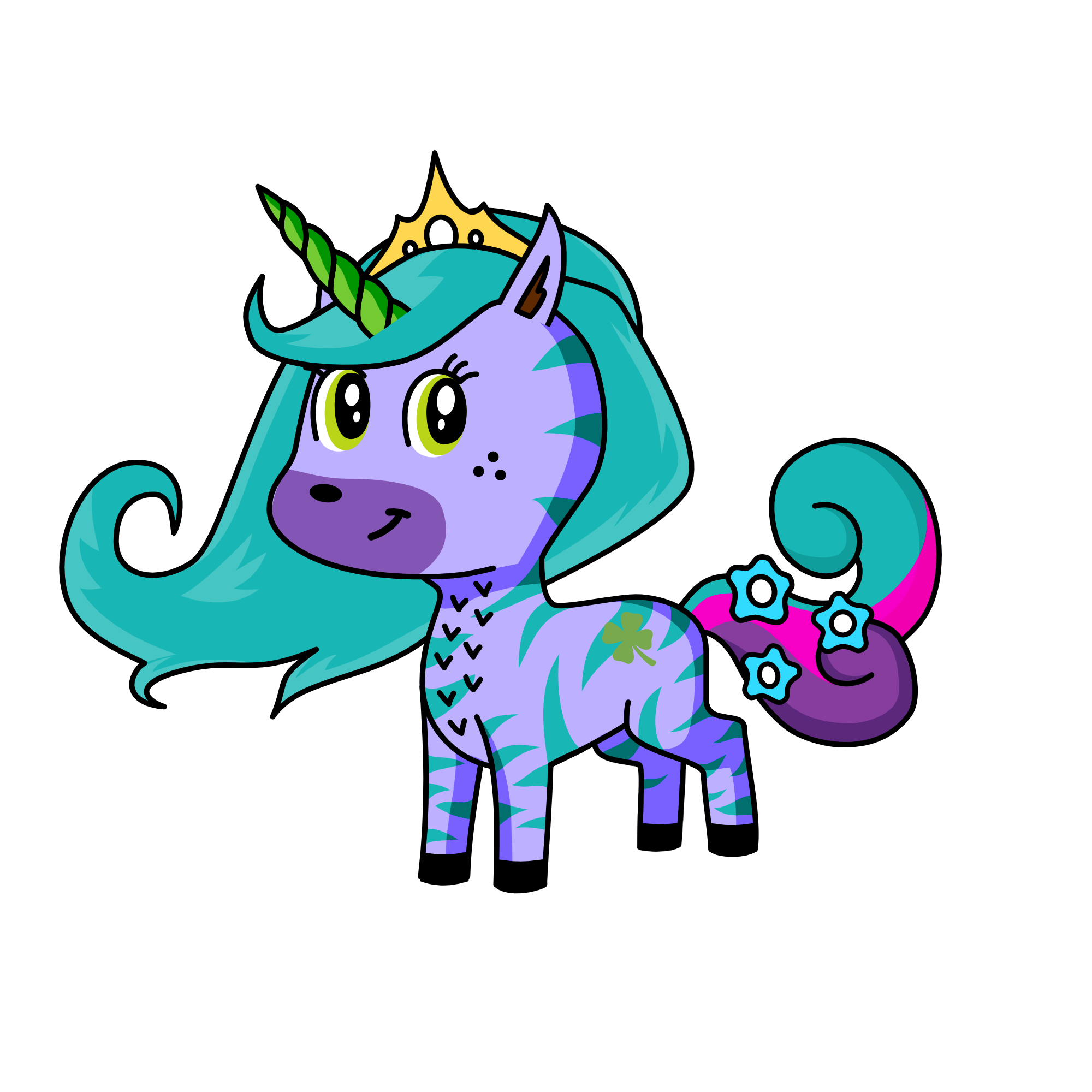 Pyphe, the unicorn