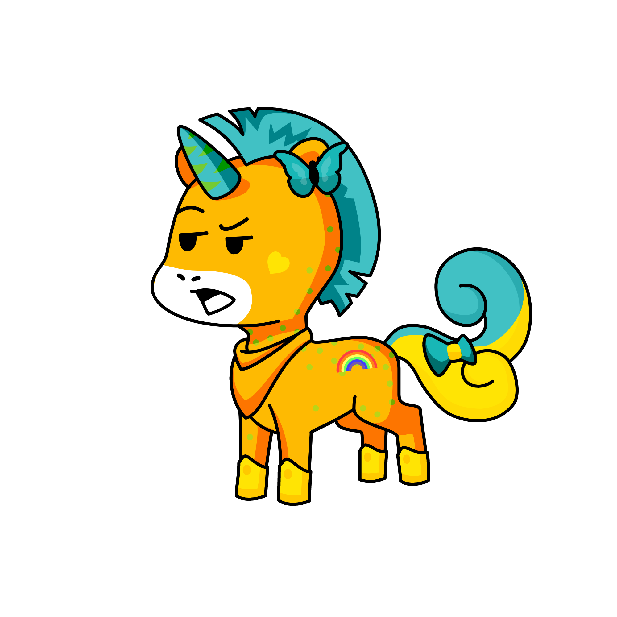 DESERTINA POTRA, the unicorn