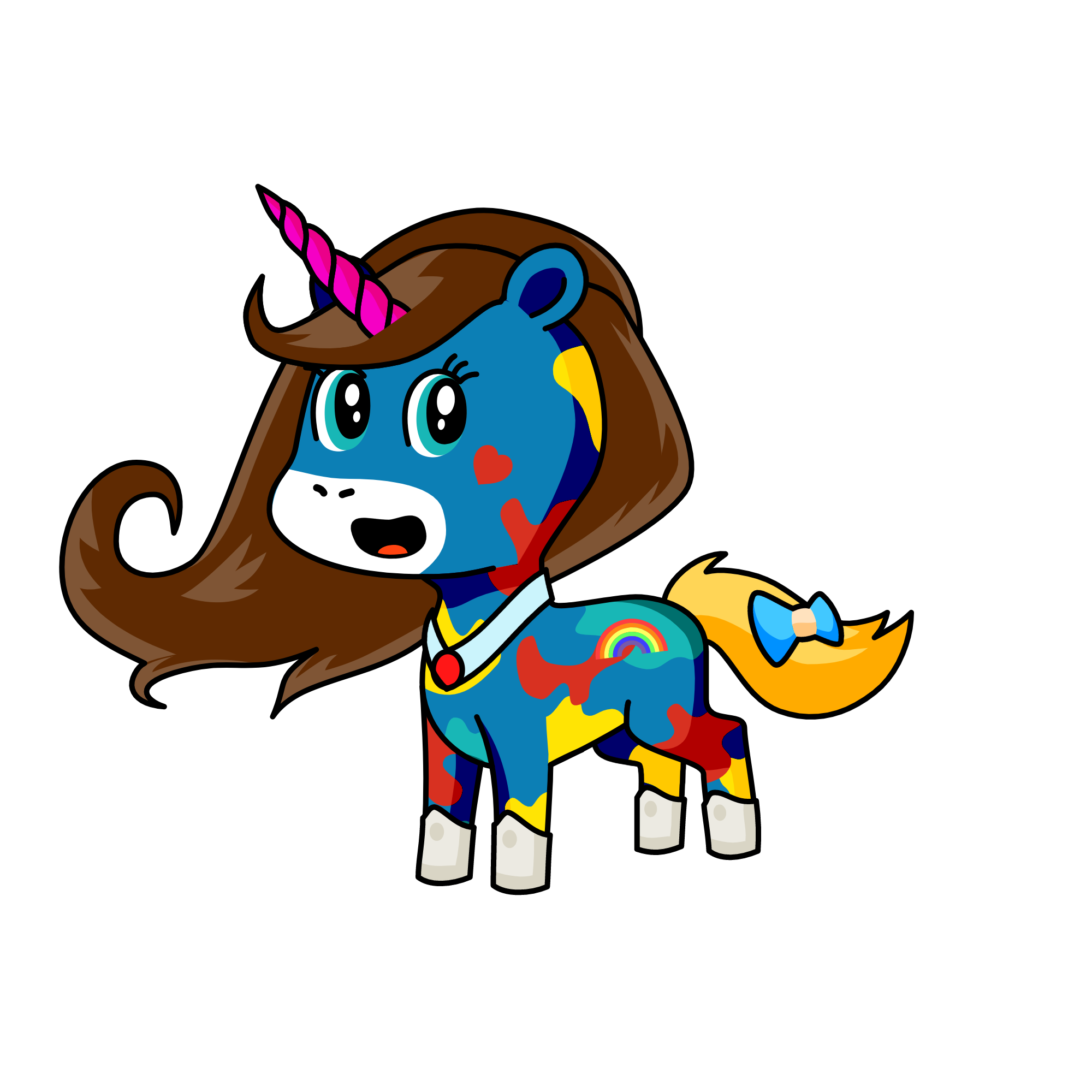 pinky, the unicorn