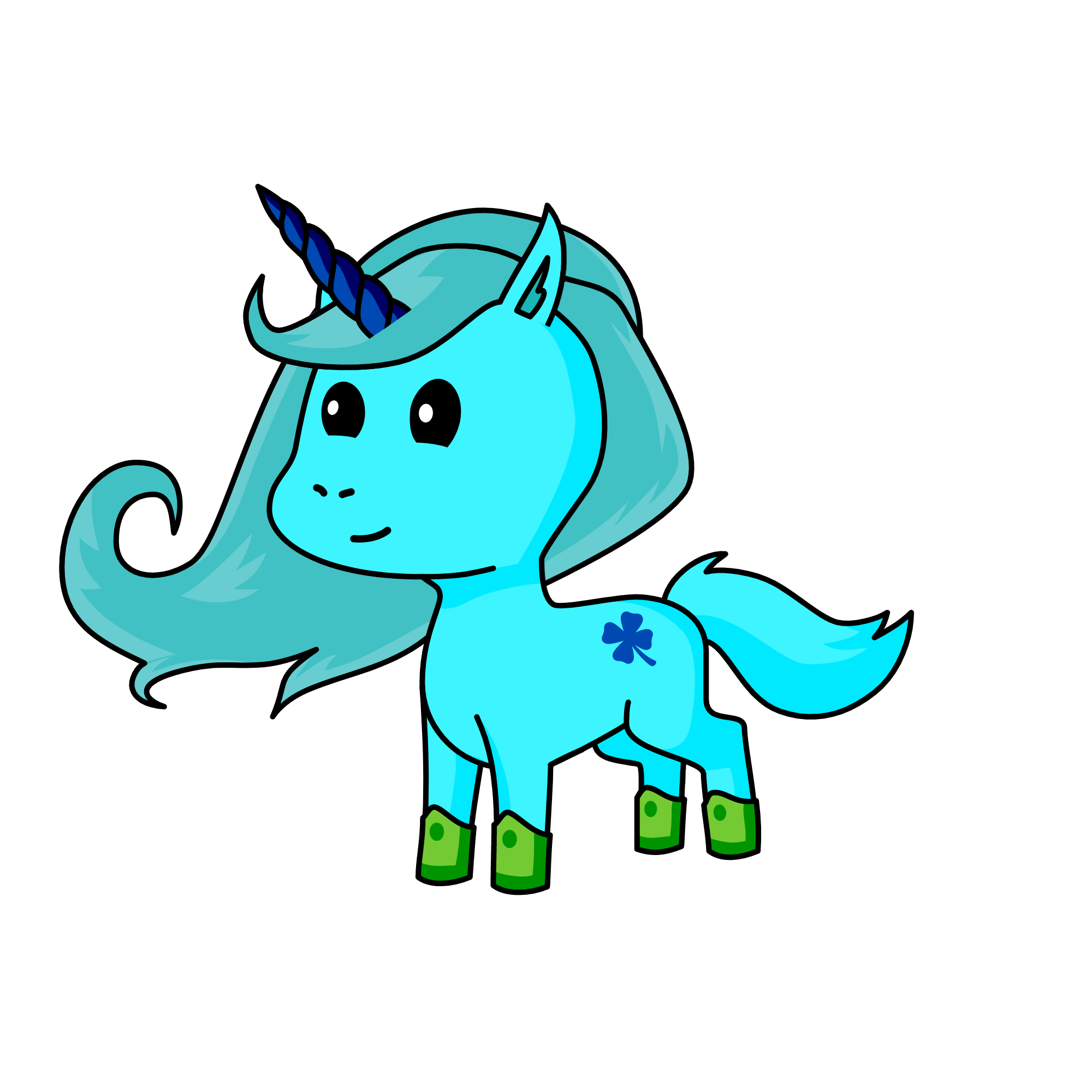 Sky, the unicorn