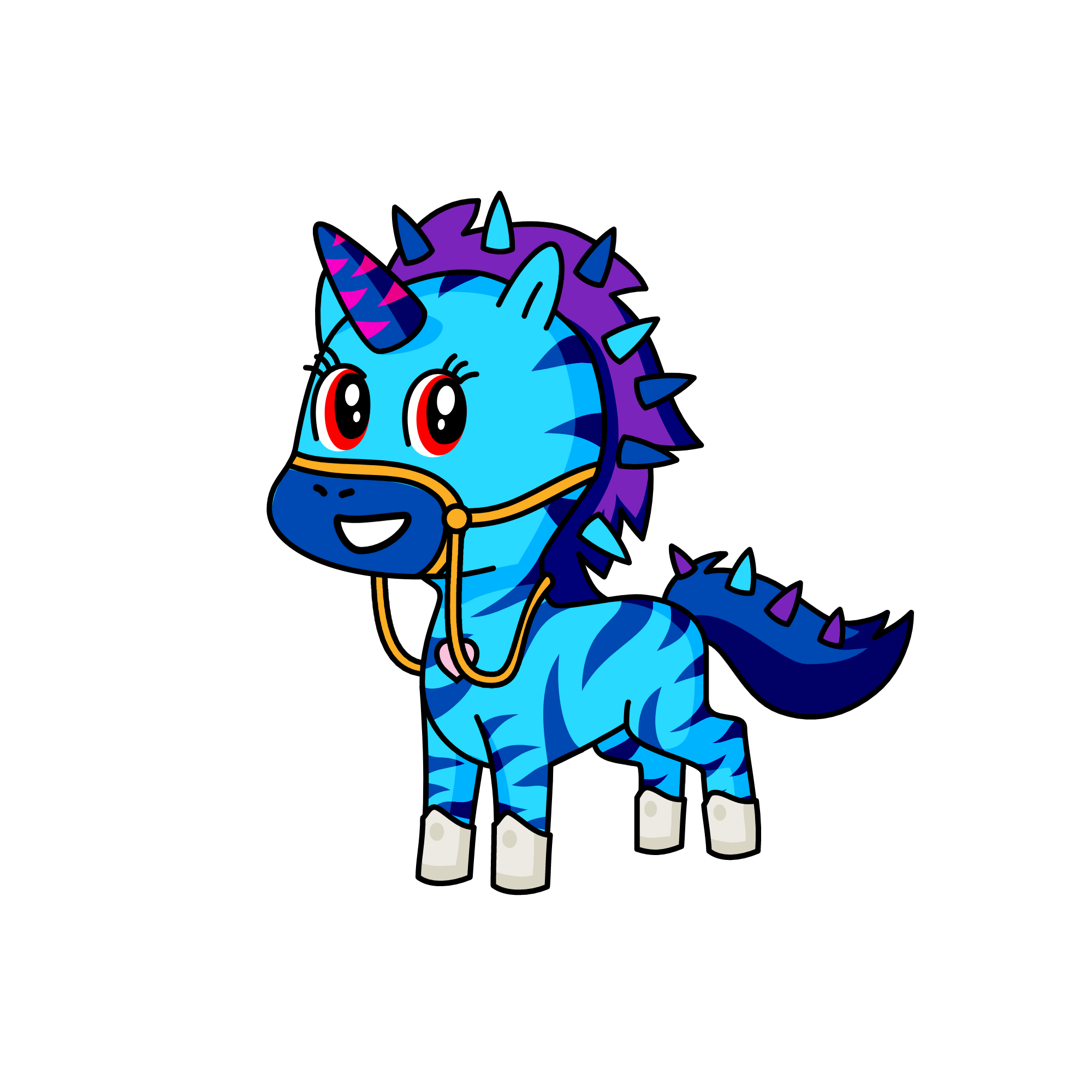 rainbow dash, the unicorn