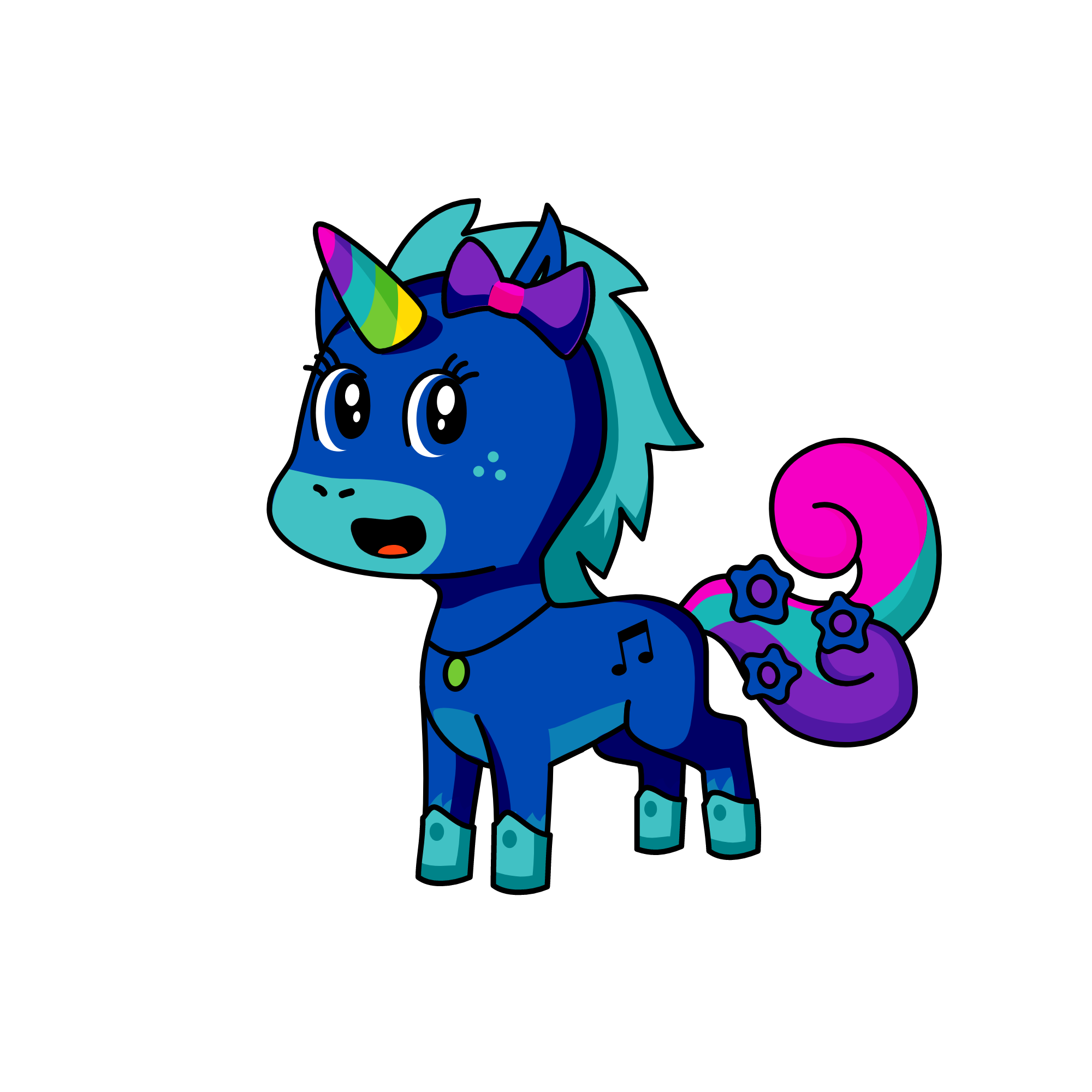 Midnight Fury, the unicorn